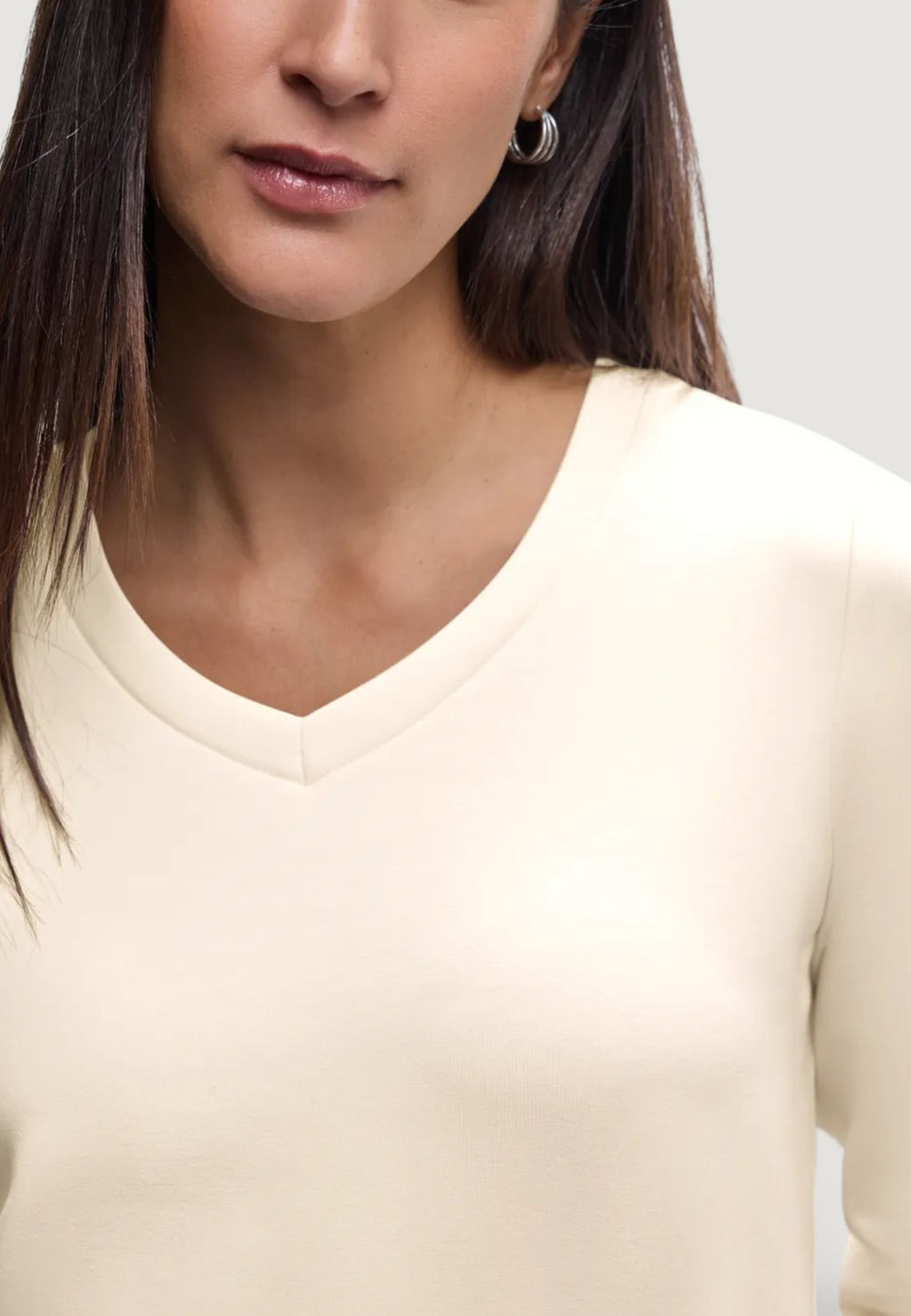 Sweatshirt Street One EOS_Silk look shirt