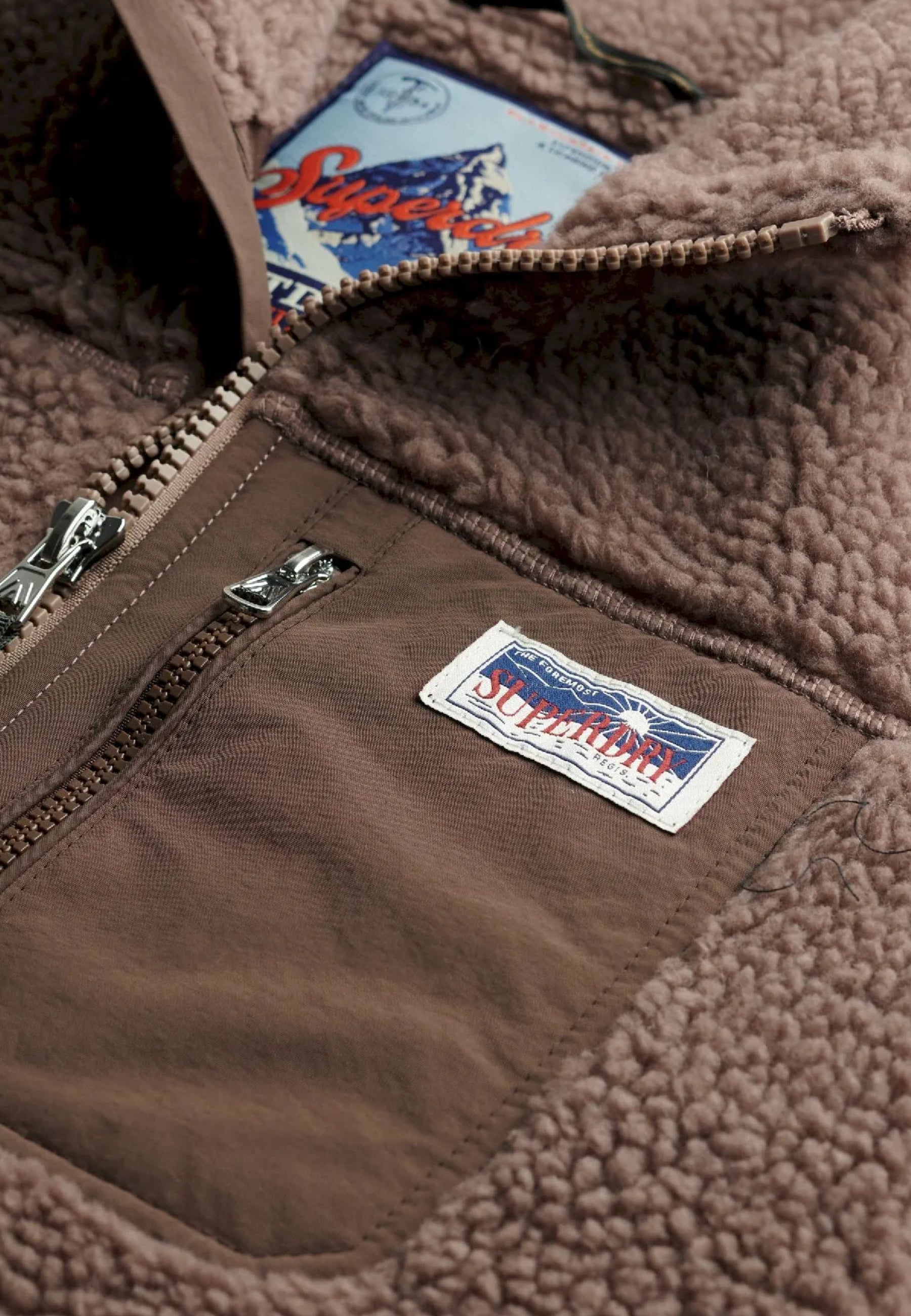 Sweatshirt Superdry HERITAGE ZIP THROUGH FLEECE