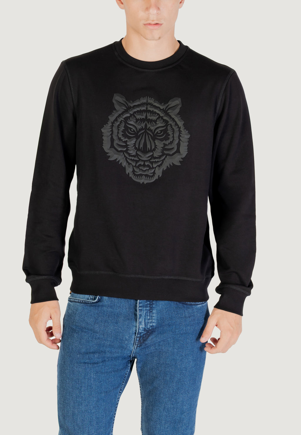 Sweatshirt Antony Morato REGULAR FIT WITH RUBBER PRISM SHAPE PRINT