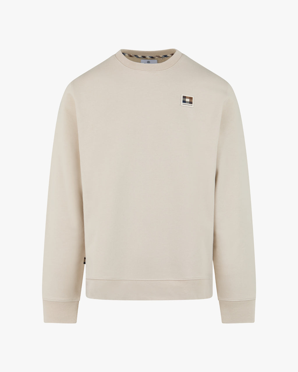 Felpa senza cappuccio Aquascutum Active BADGE CREWNECK