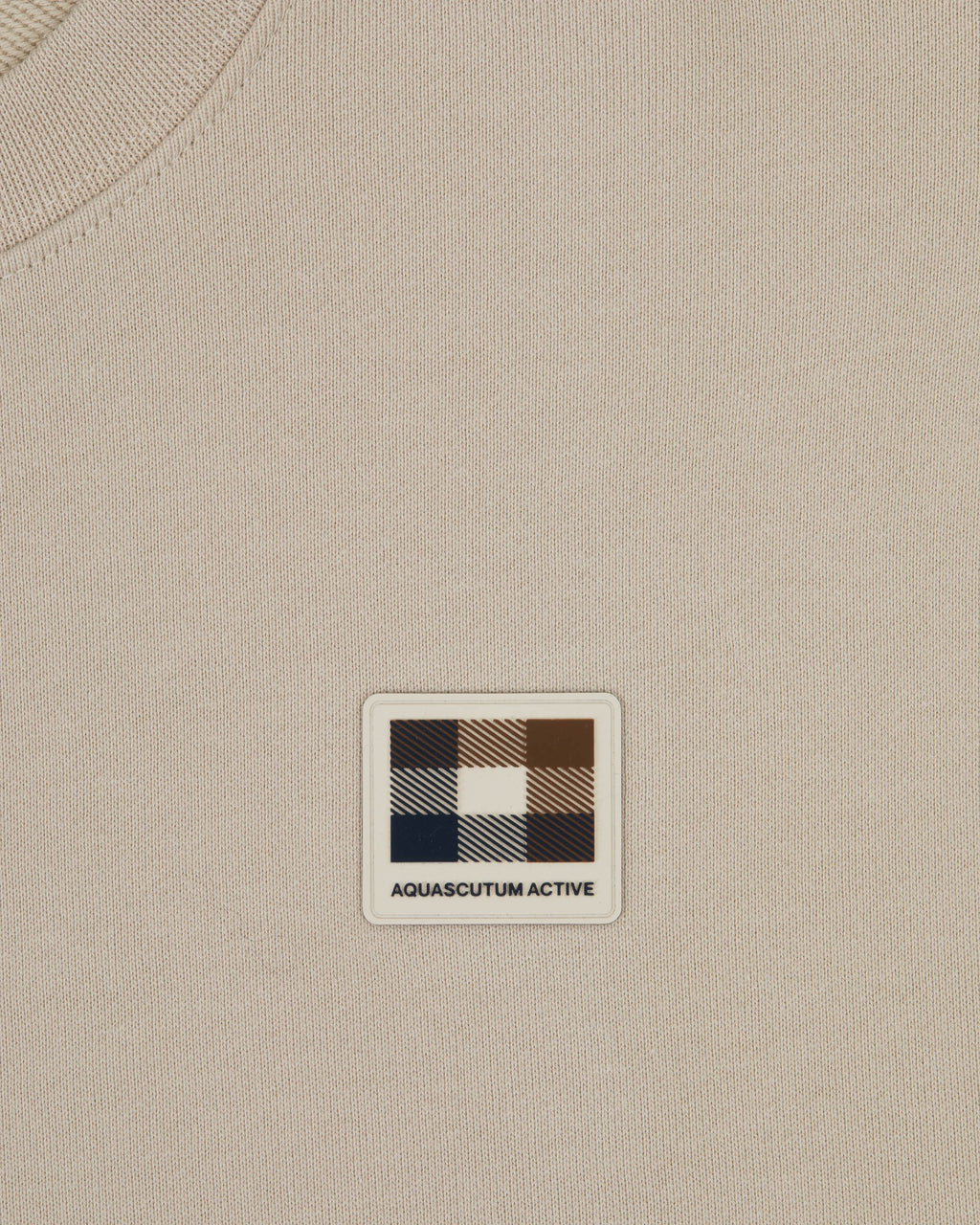 Felpa senza cappuccio Aquascutum Active BADGE CREWNECK
