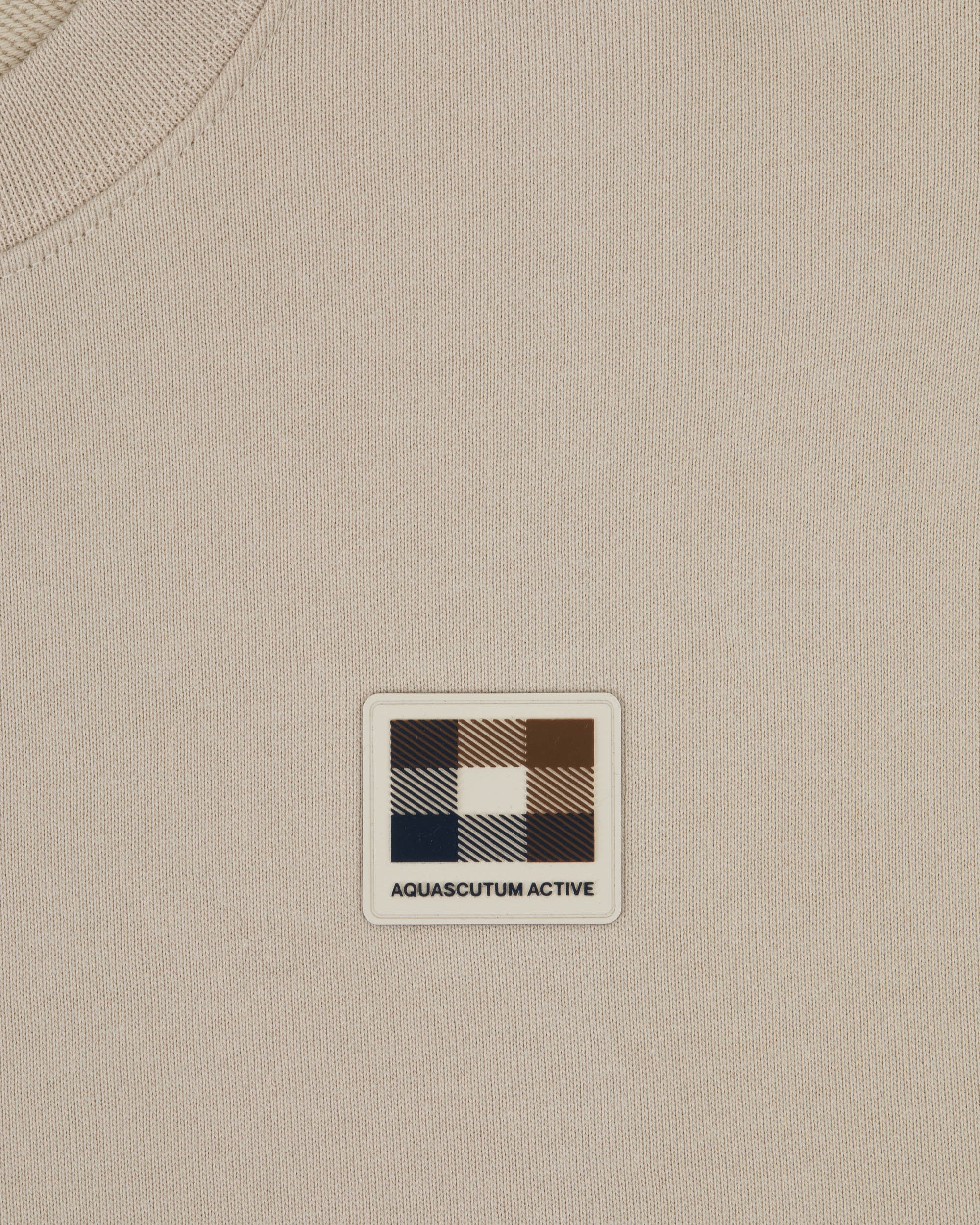 Felpa senza cappuccio Aquascutum Active BADGE CREWNECK