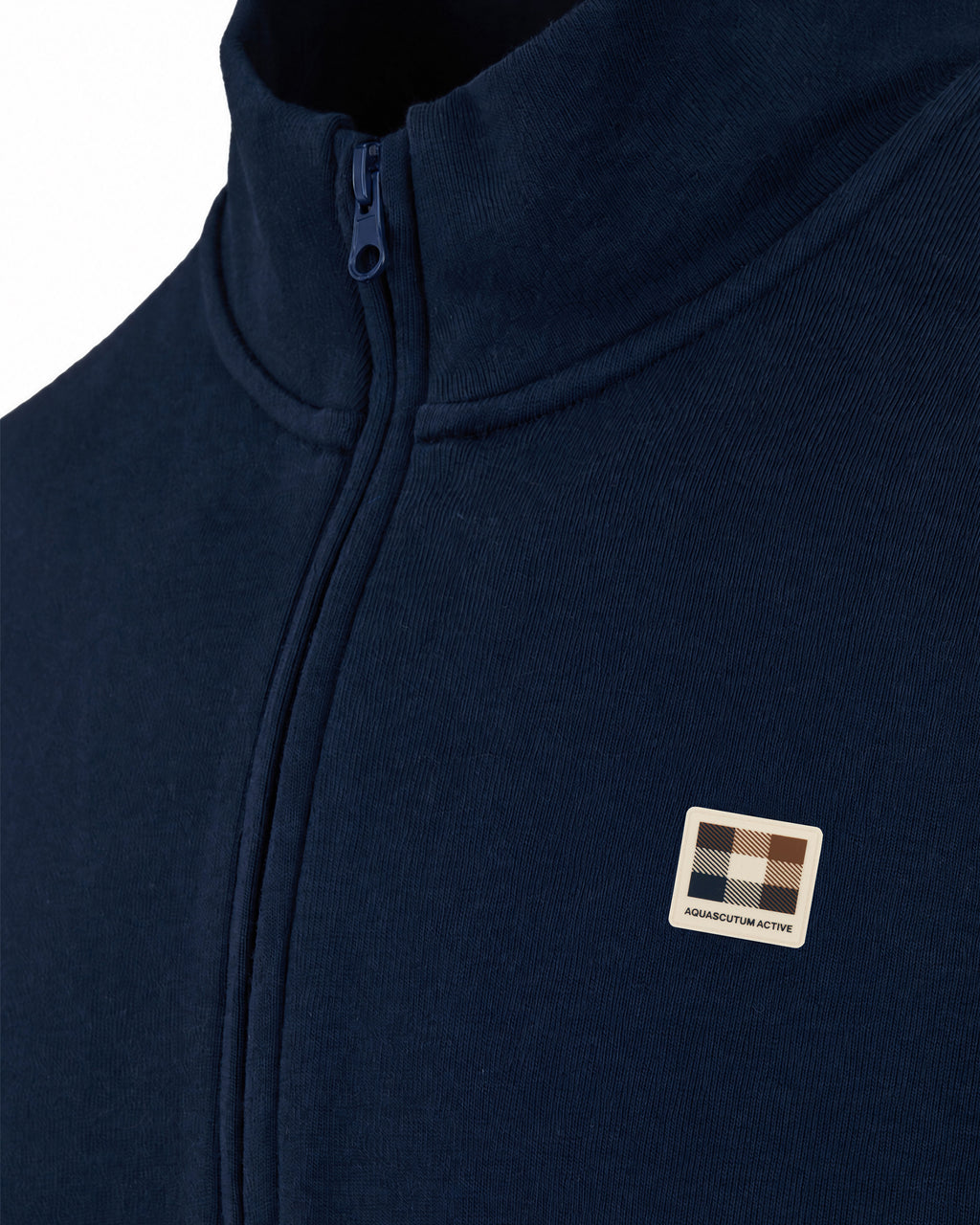 Felpa senza cappuccio Aquascutum Active BADGE 1/4 ZIP FLEECE