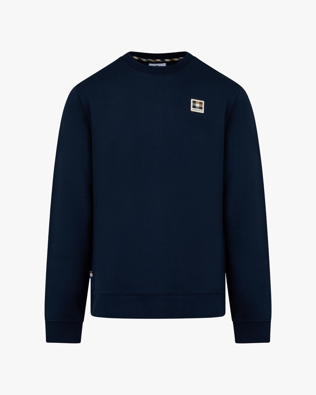 Felpa senza cappuccio Aquascutum Active BADGE CREWNECK