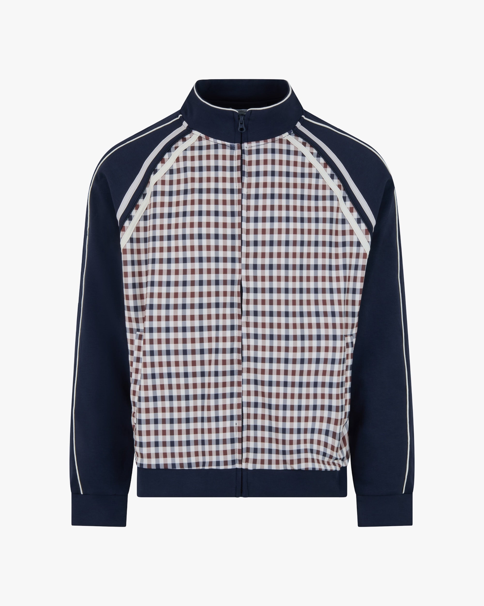 Felpa senza cappuccio Aquascutum Active CC SCUBA STRIPES TRACK TOP