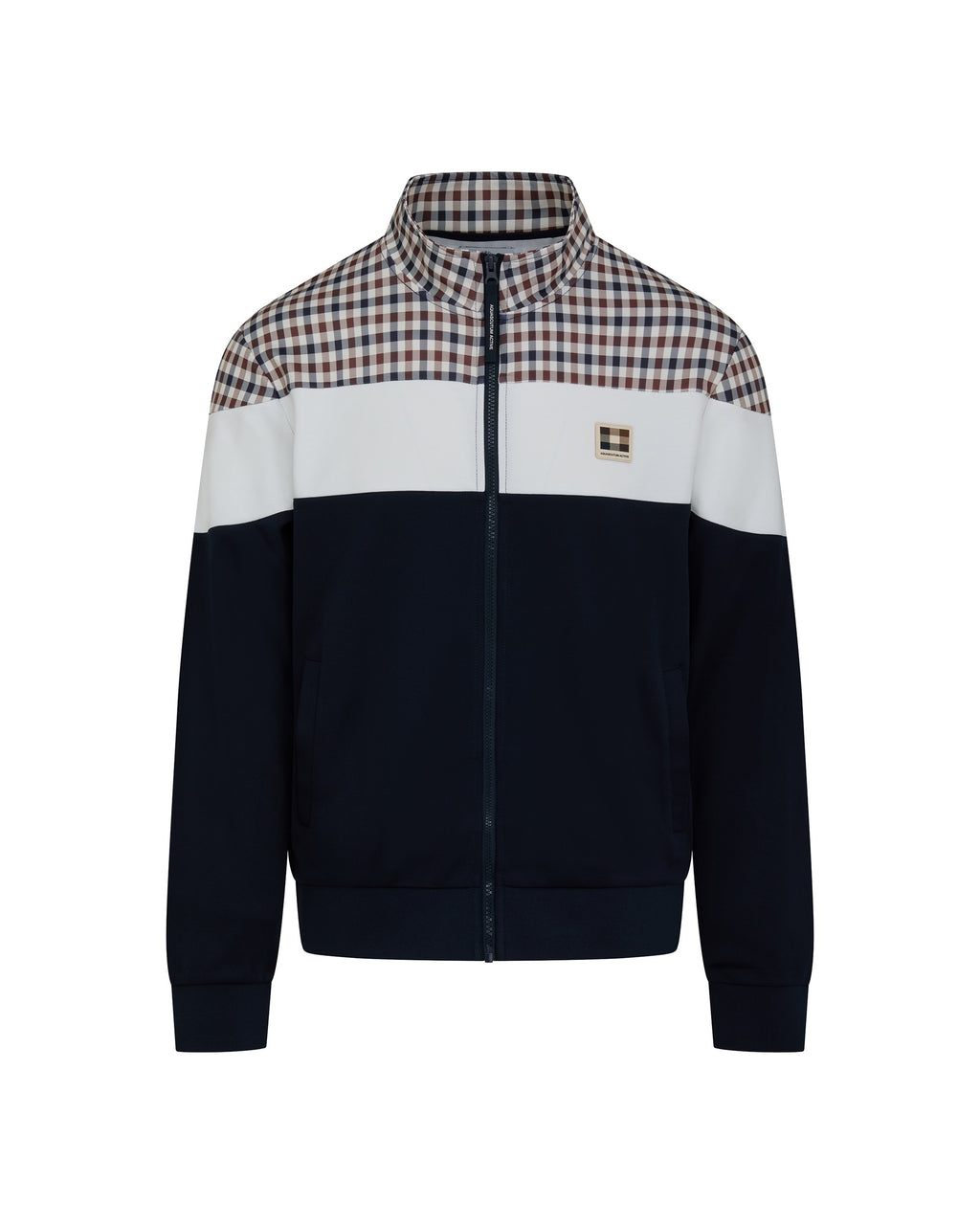 Felpa senza cappuccio Aquascutum Active CC SHOULDER TRACK TOP