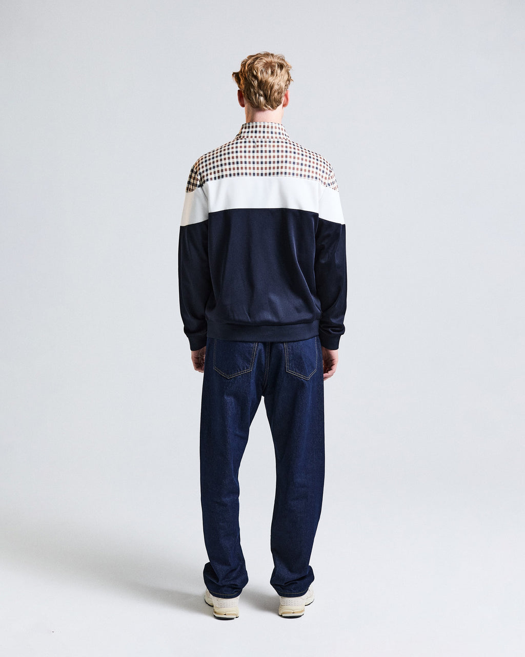 Felpa senza cappuccio Aquascutum Active CC SHOULDER TRACK TOP