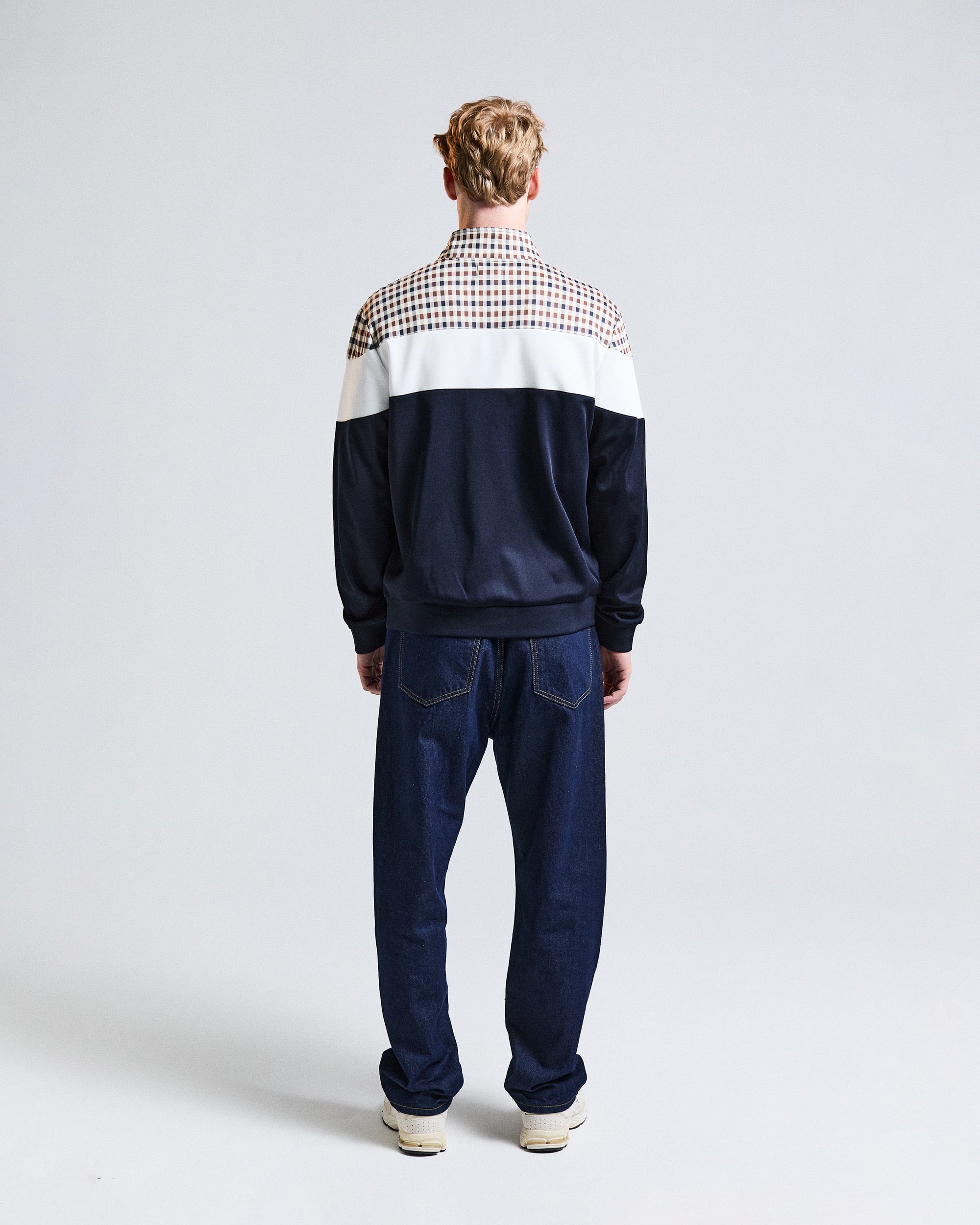 Felpa senza cappuccio Aquascutum Active CC SHOULDER TRACK TOP