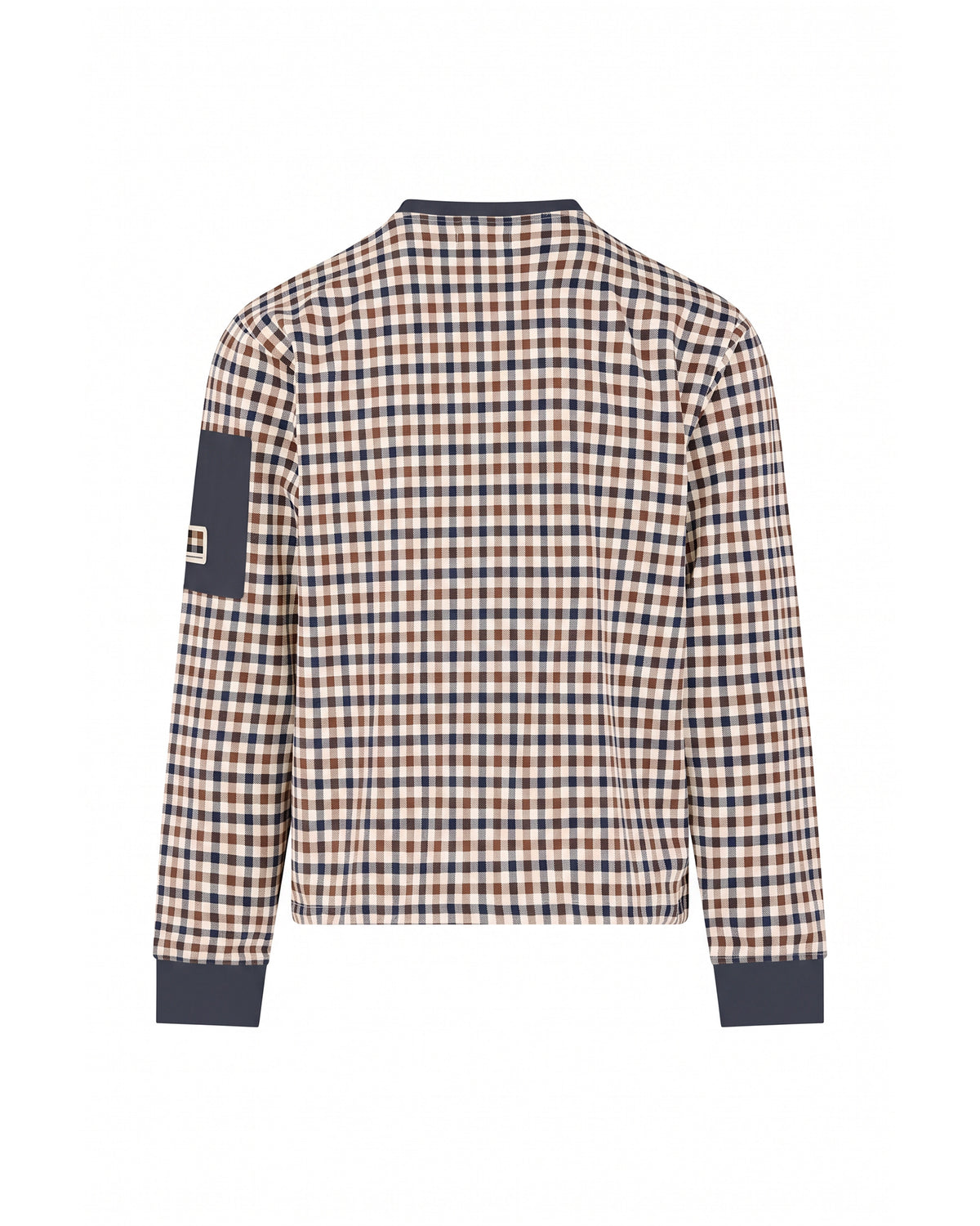 Sweatshirt Aquascutum Active CHECK CREWNECK STRETCH FLEECE