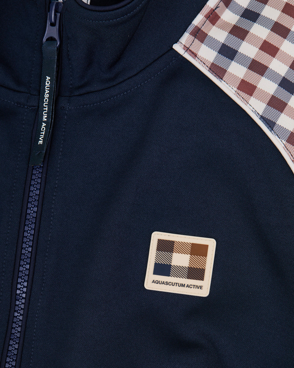 Felpa senza cappuccio Aquascutum Active CHECK SLEEVES TRACKTOP