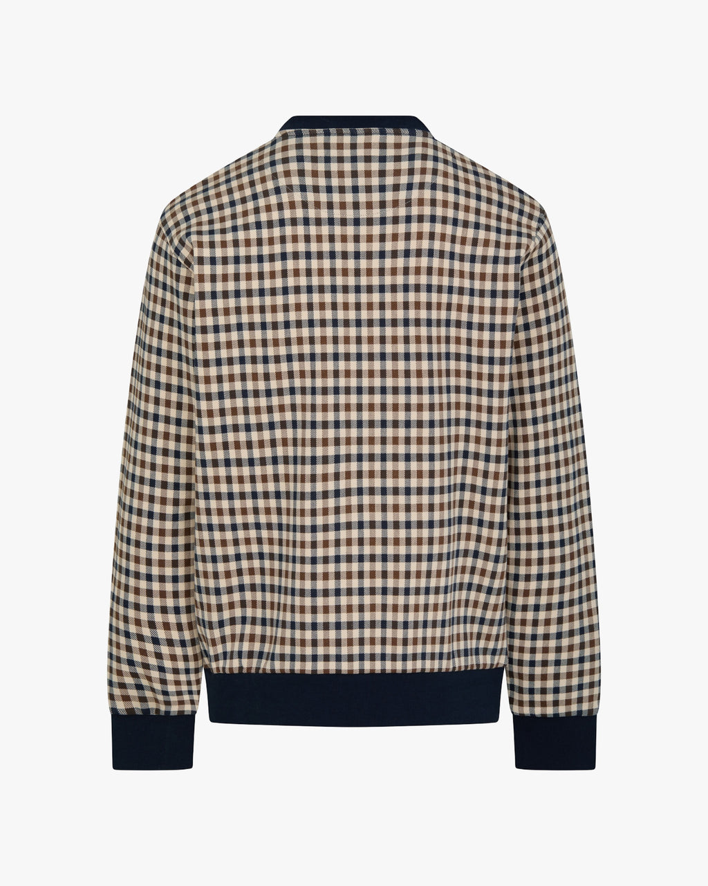 Felpa senza cappuccio Aquascutum Active CLUB CHECK CREWNECK