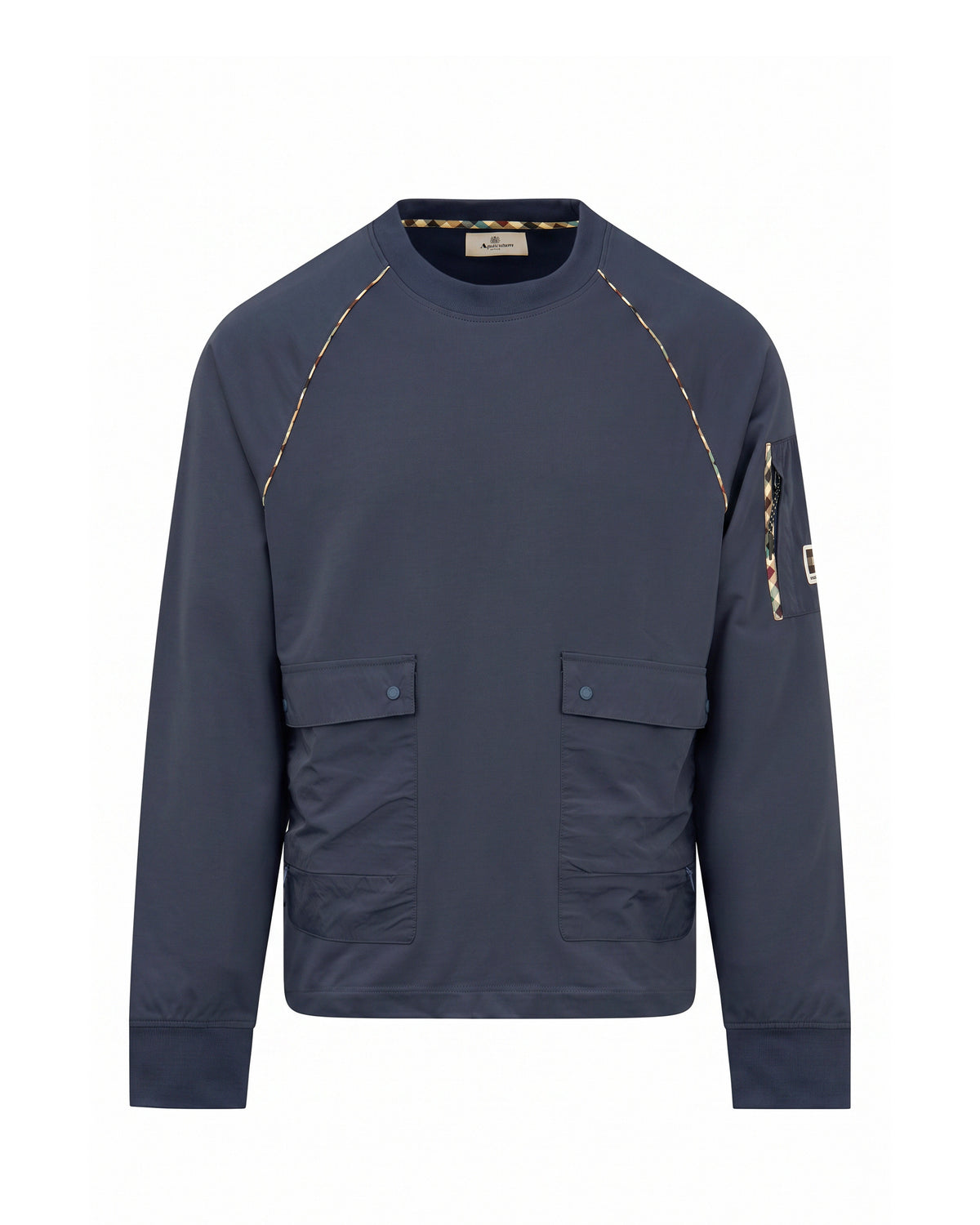 Felpa senza cappuccio Aquascutum Active CREWNECK STRETCH FLEECE