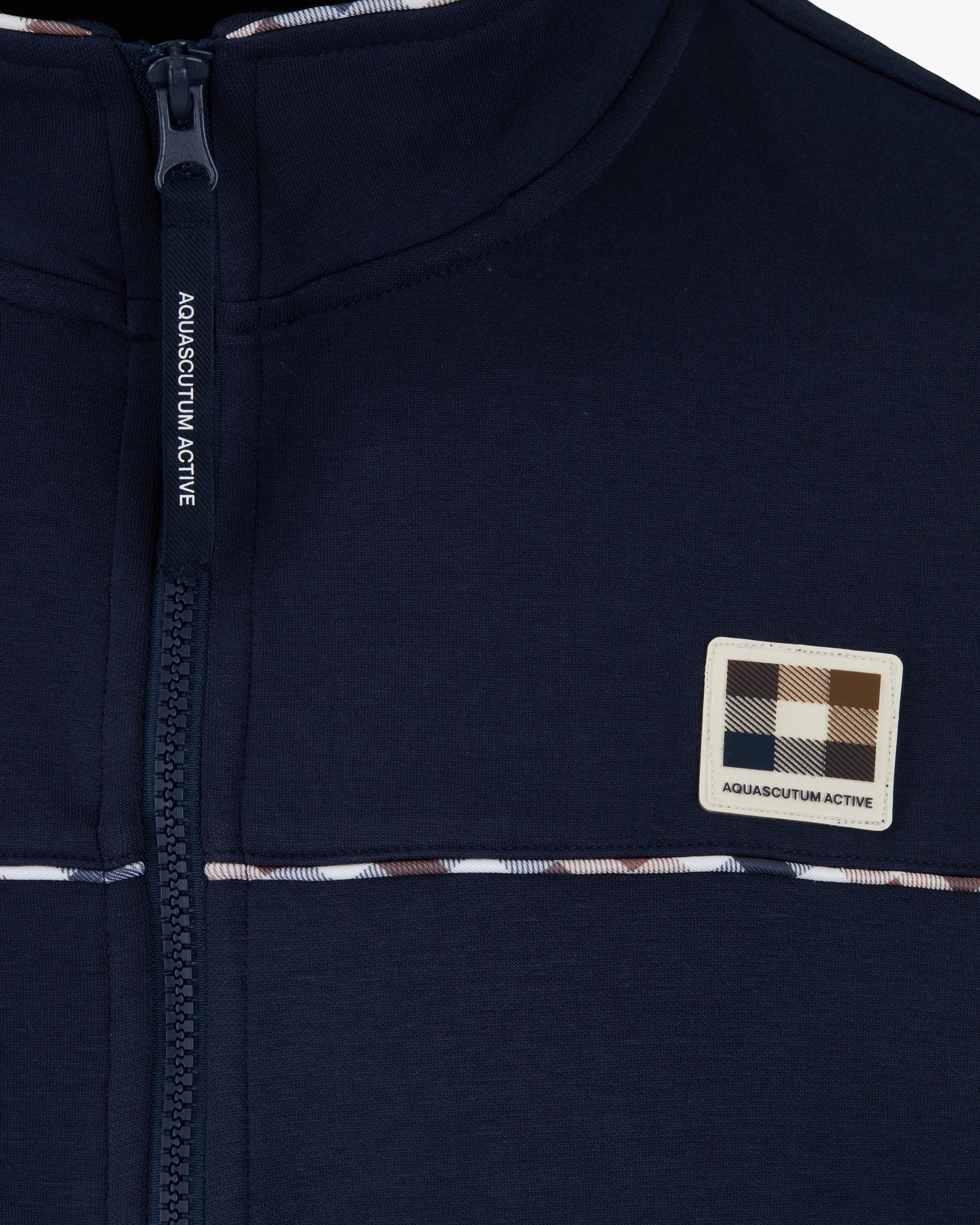 Felpa senza cappuccio Aquascutum Active PIPING SCUBA TRACK TOP