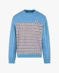 Felpa senza cappuccio Aquascutum Active CLUB CHECK CREWNECK