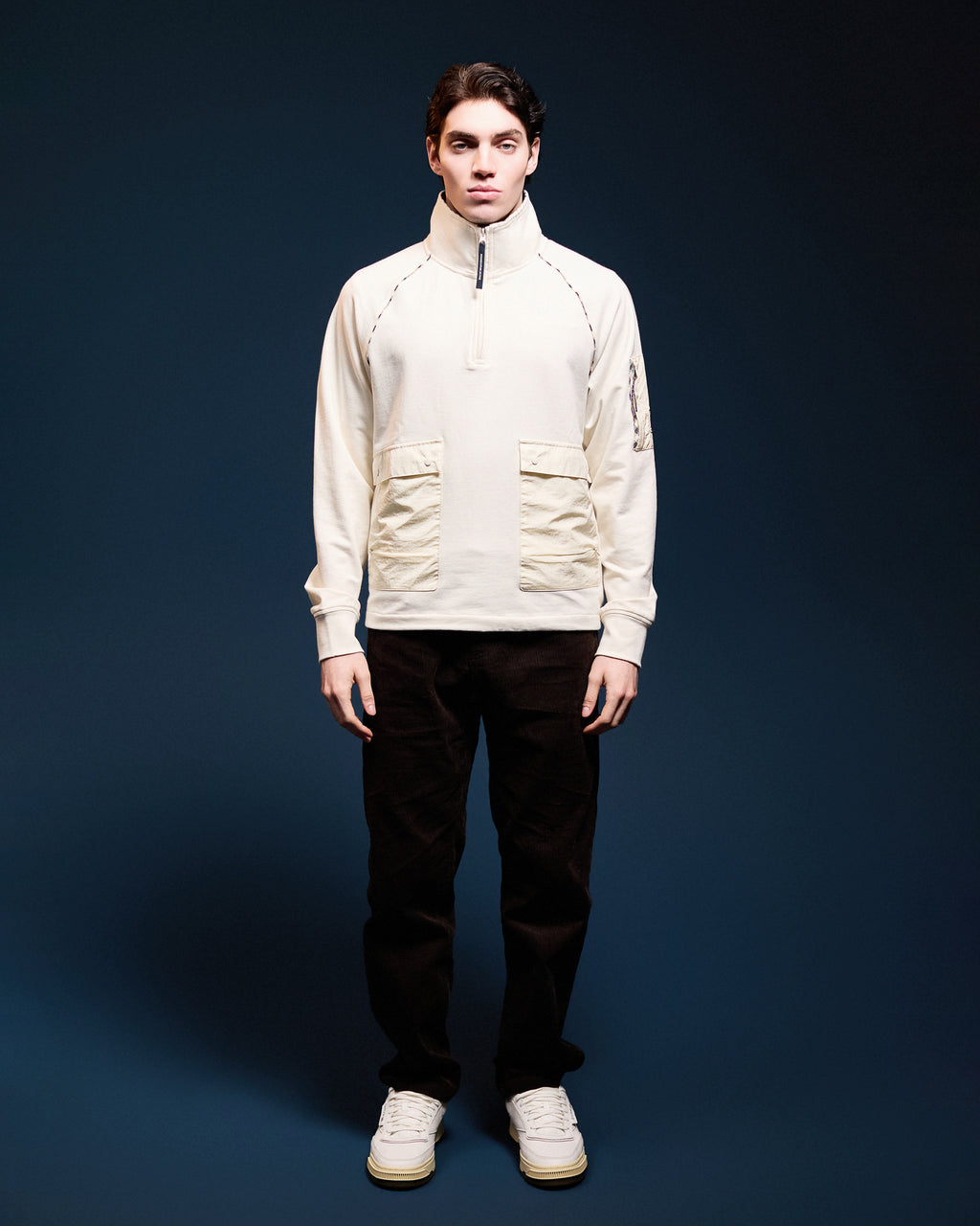 Sweatshirt Aquascutum Active 1/4 ZIP STRETCH FLEECE