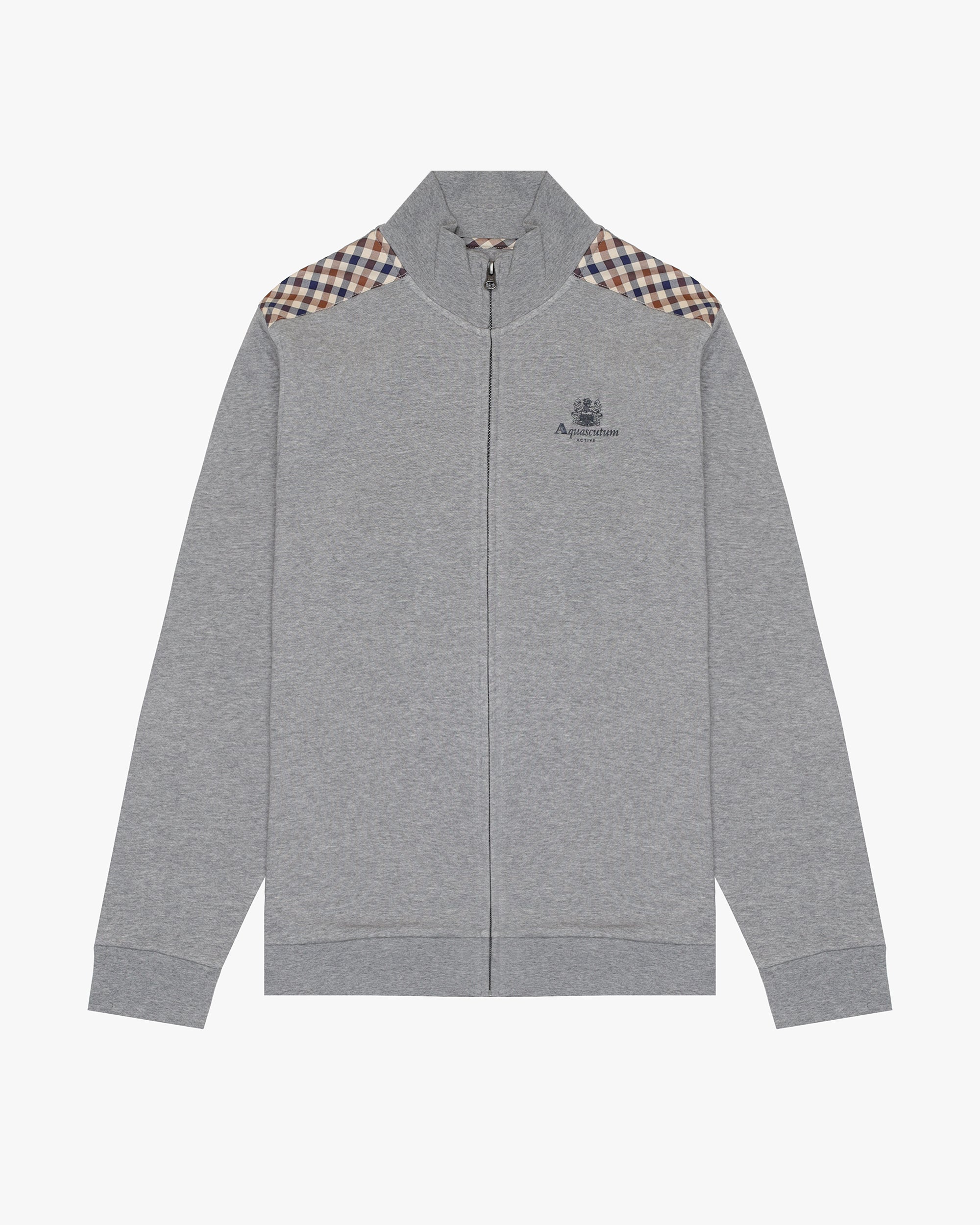 Felpa senza cappuccio Aquascutum Active CC SHOULDER FZ FLEECE