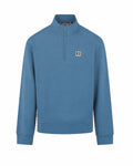 Felpa senza cappuccio Aquascutum Active BADGE 1/4 ZIP FLEECE