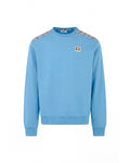 Felpa senza cappuccio Aquascutum Active CHECK SHOULDER CREWNECK FLEECE