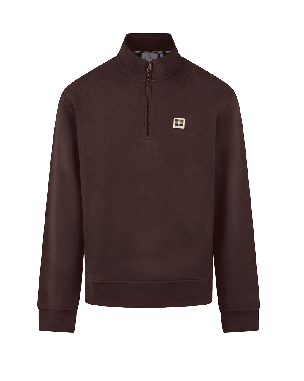 Sweatshirt Aquascutum Active BADGE 1/4 ZIP FLEECE