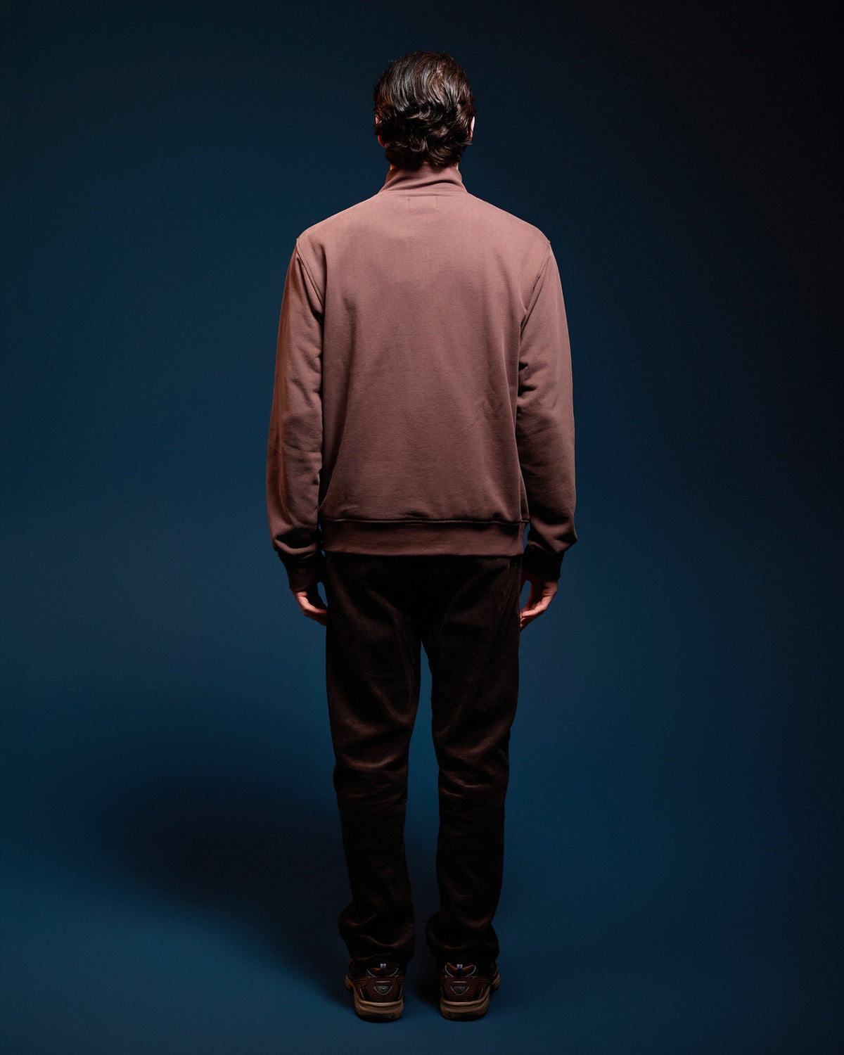 Sweatshirt Aquascutum Active CHECK SHOULDER 1/4 ZIP FLEECE