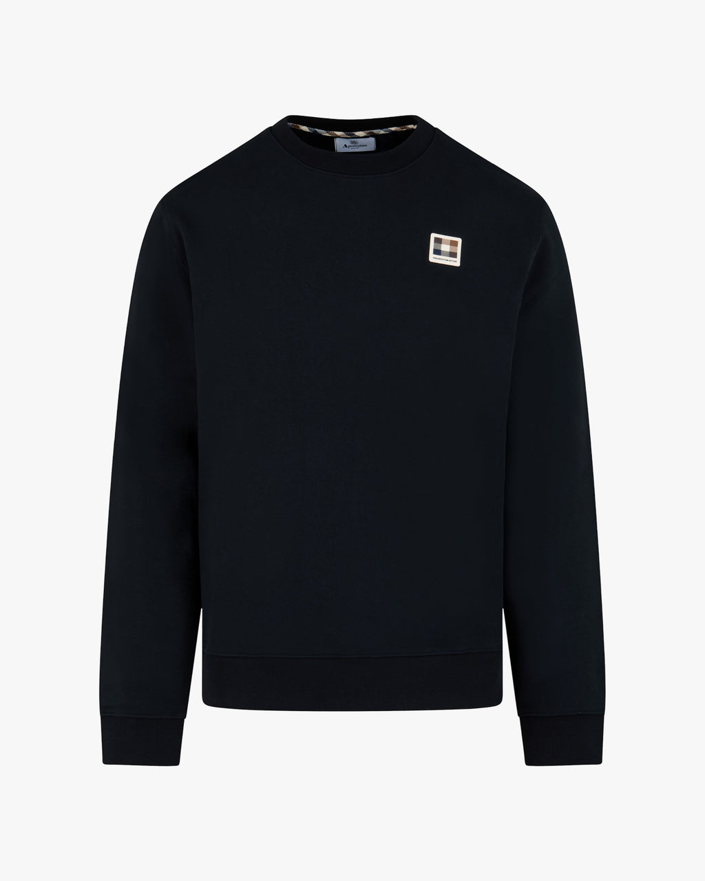 Felpa senza cappuccio Aquascutum Active BADGE CREWNECK