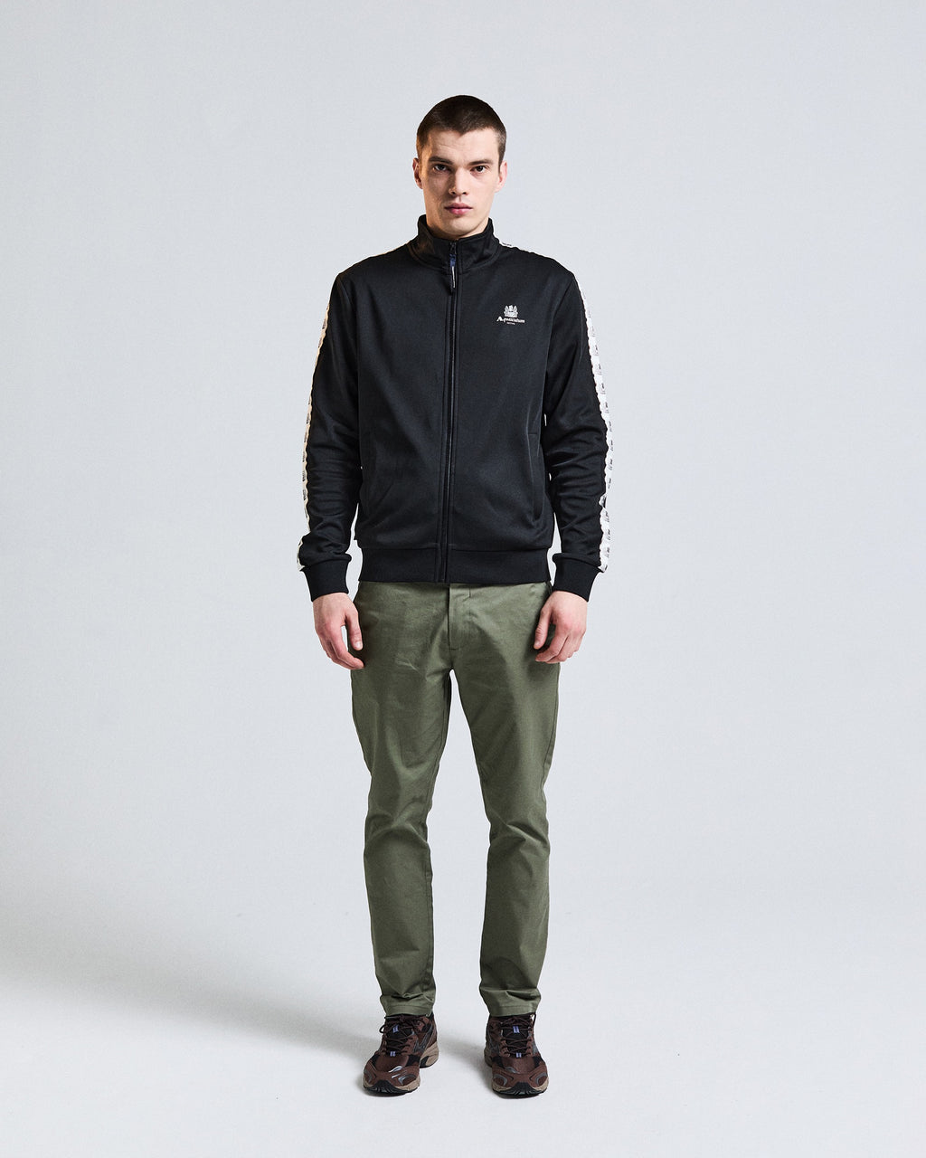 Felpa senza cappuccio Aquascutum Active CREST TAPE TRACK TOP