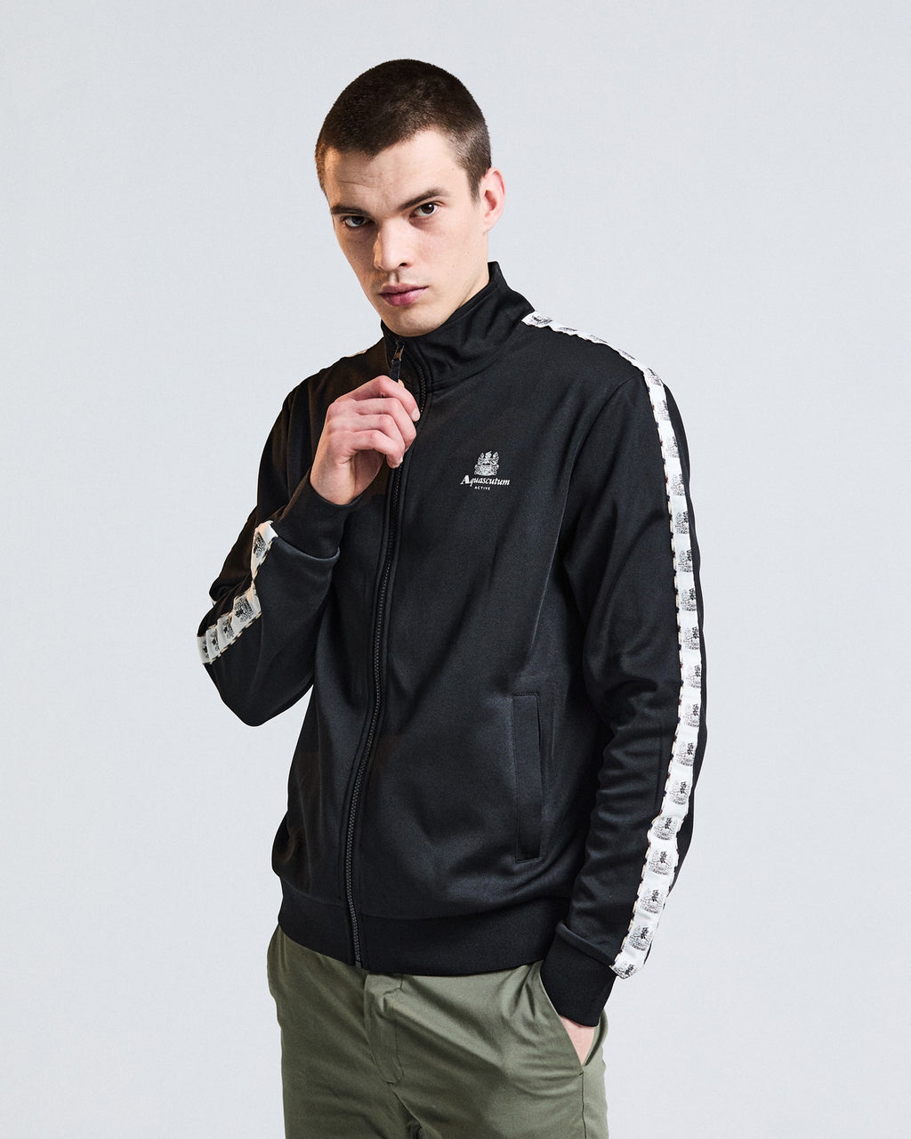 Felpa senza cappuccio Aquascutum Active CREST TAPE TRACK TOP