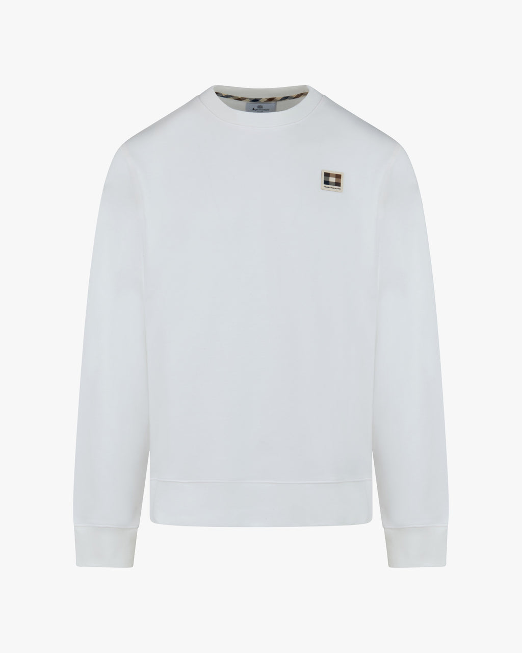 Felpa senza cappuccio Aquascutum Active BADGE CREWNECK