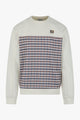 Felpa senza cappuccio Aquascutum Active CLUB CHECK CREWNECK