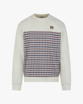 Felpa senza cappuccio Aquascutum Active CLUB CHECK CREWNECK