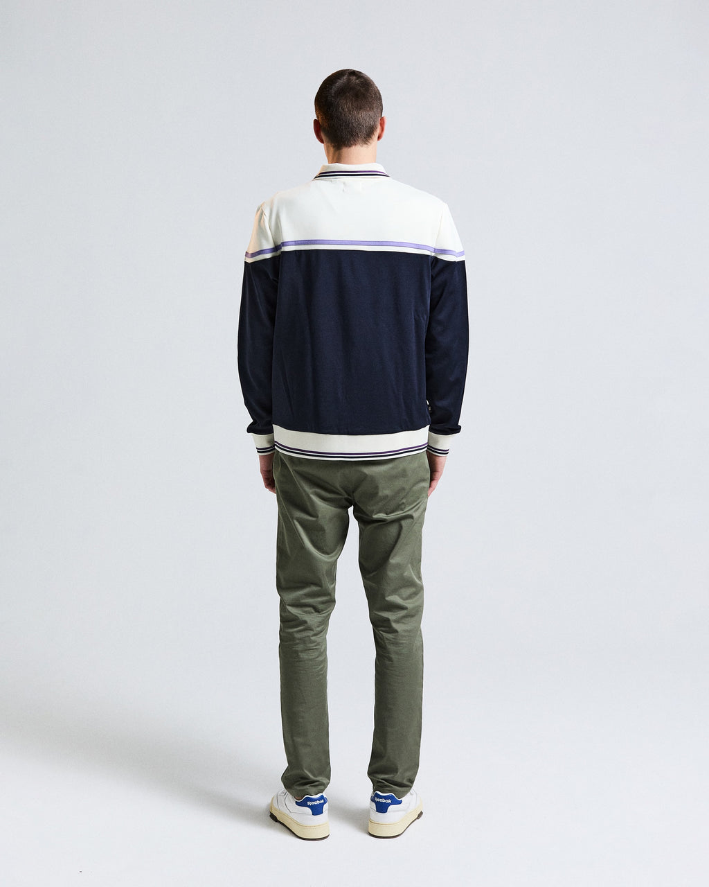 Felpa senza cappuccio Aquascutum Active POLO COLLAR TRACK TOP