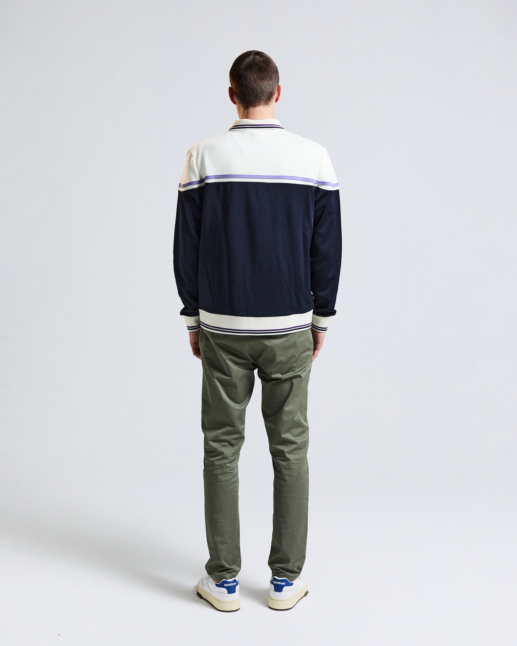 Felpa senza cappuccio Aquascutum Active POLO COLLAR TRACK TOP