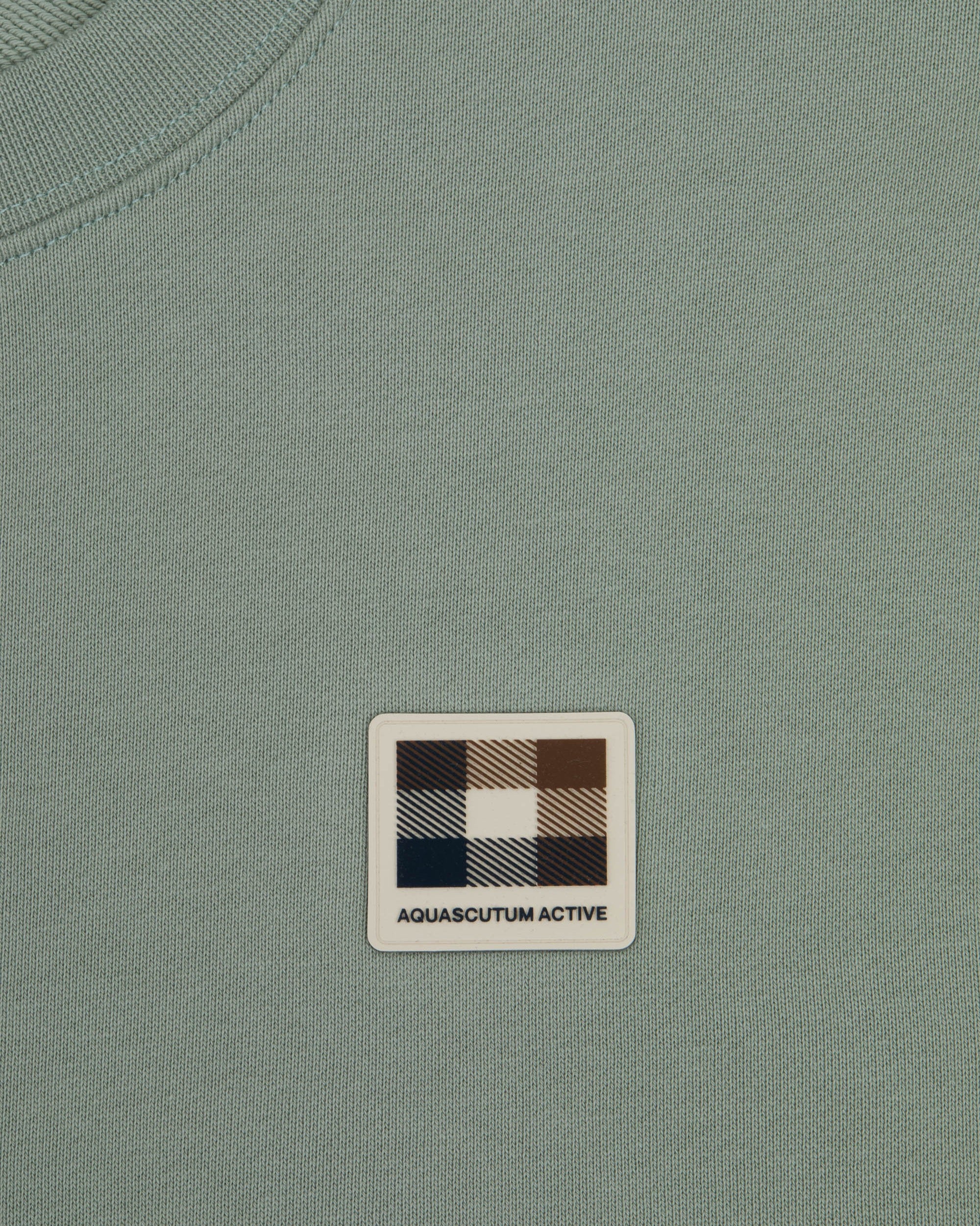 Felpa senza cappuccio Aquascutum Active BADGE CREWNECK