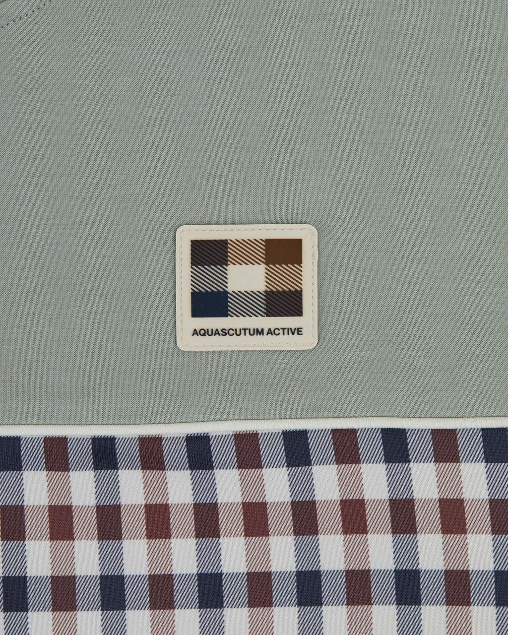 Felpa senza cappuccio Aquascutum Active CLUB CHECK CREWNECK