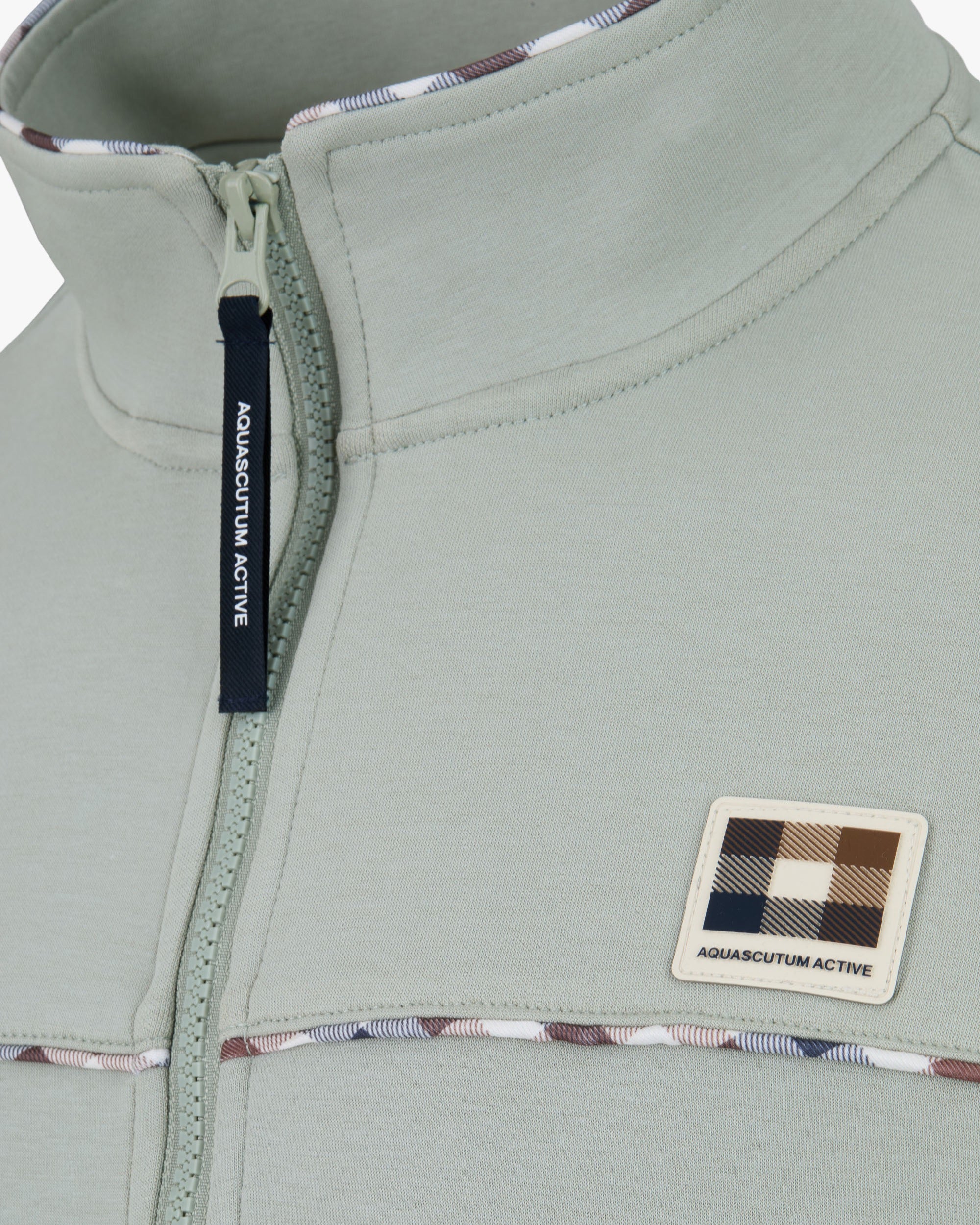 Felpa senza cappuccio Aquascutum Active PIPING SCUBA TRACK TOP