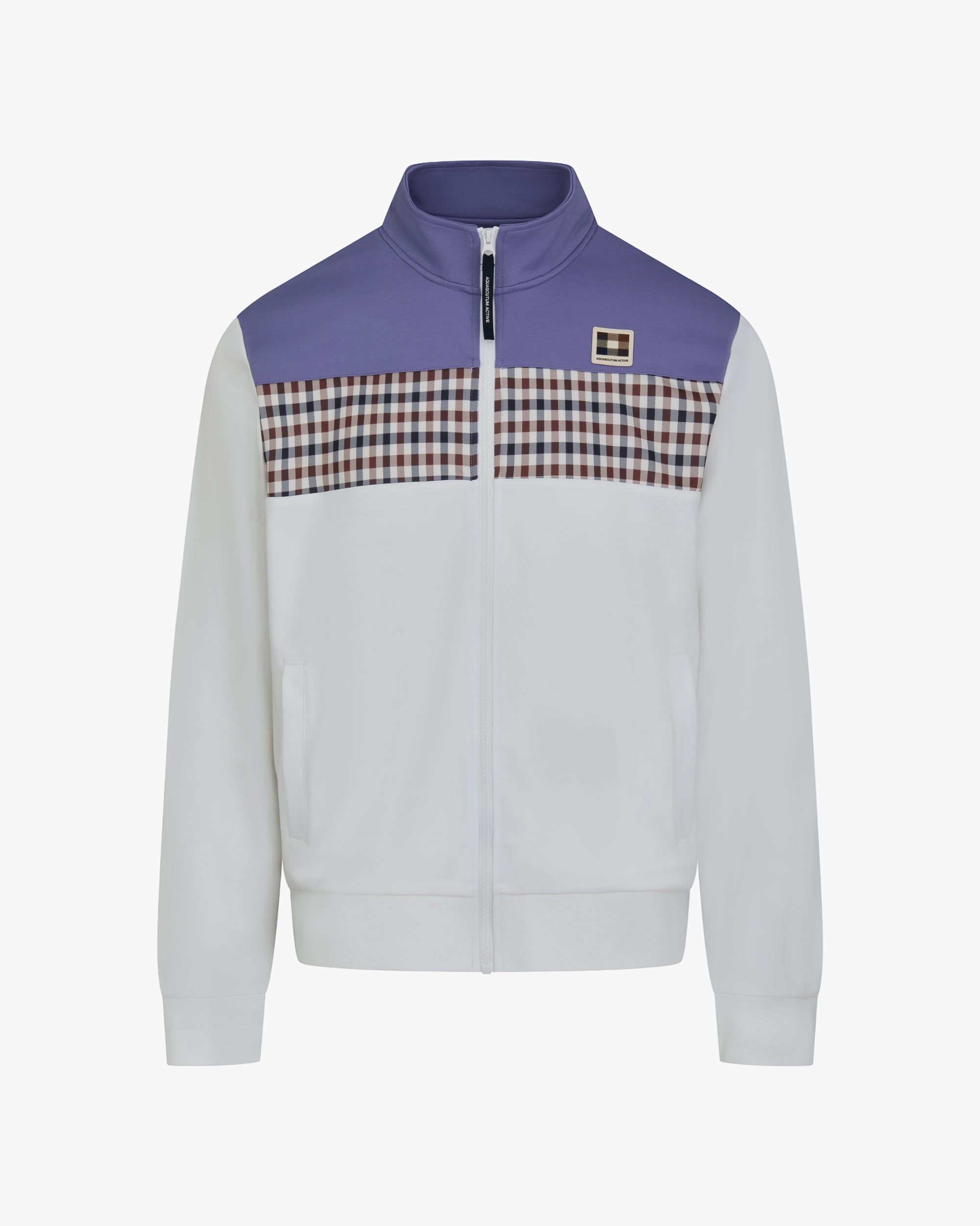 Felpa senza cappuccio Aquascutum Active CC STRIPES TRACK TOP