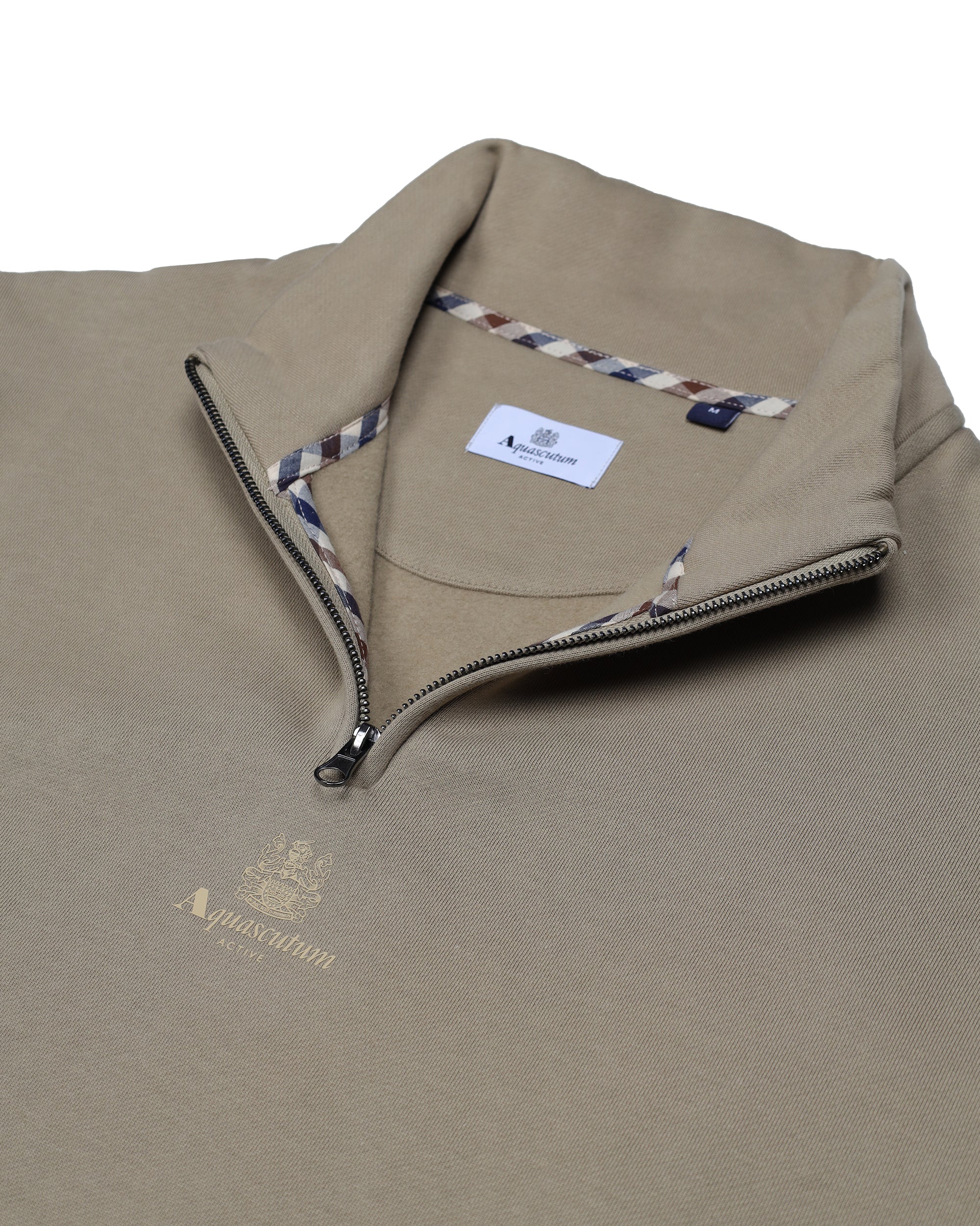 Sweatshirt Aquascutum Active CENTERED LOGO 1/4 ZIP FLEECE