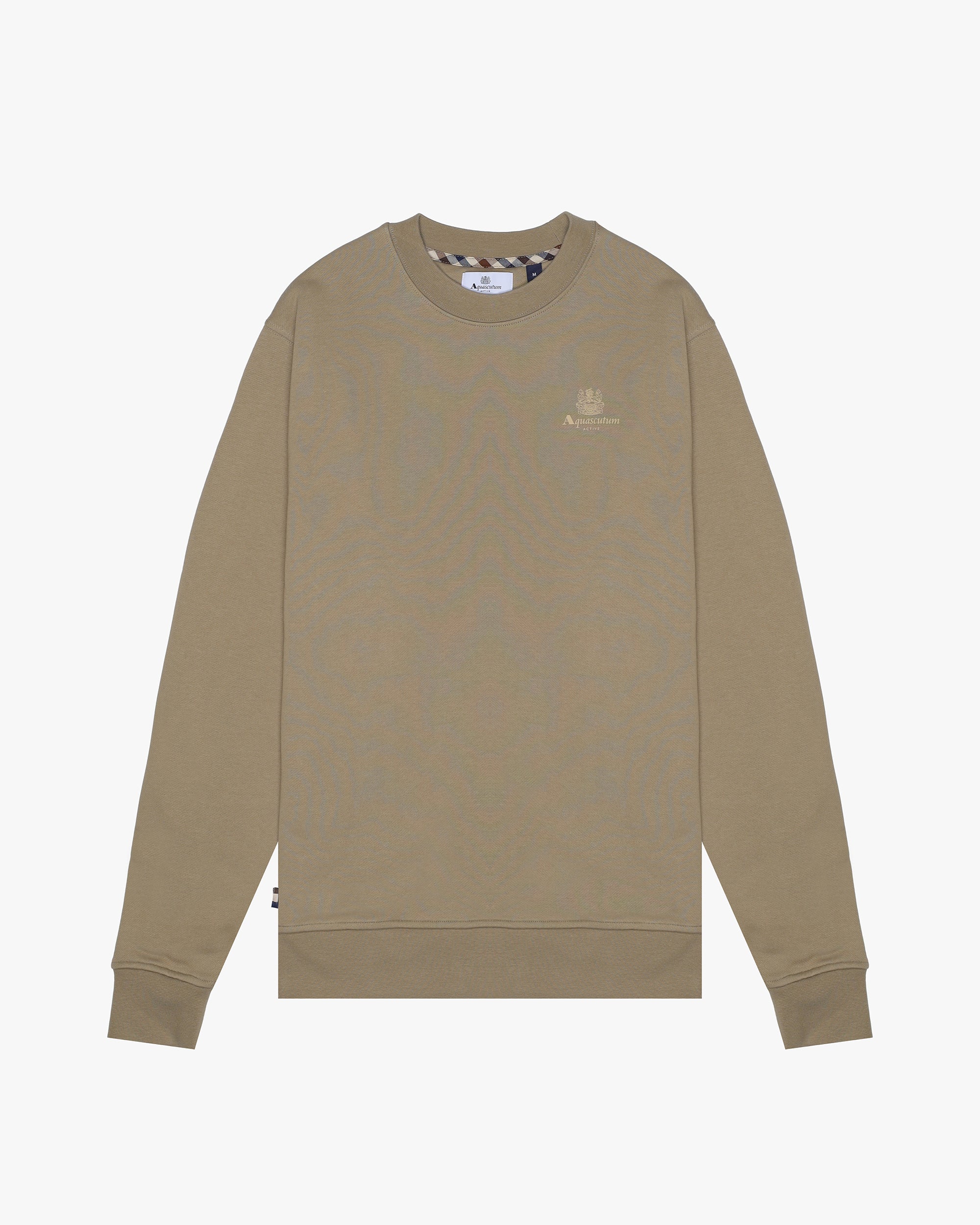 Felpa senza cappuccio Aquascutum Active SMALL LOGO CREW NECK FLEECE
