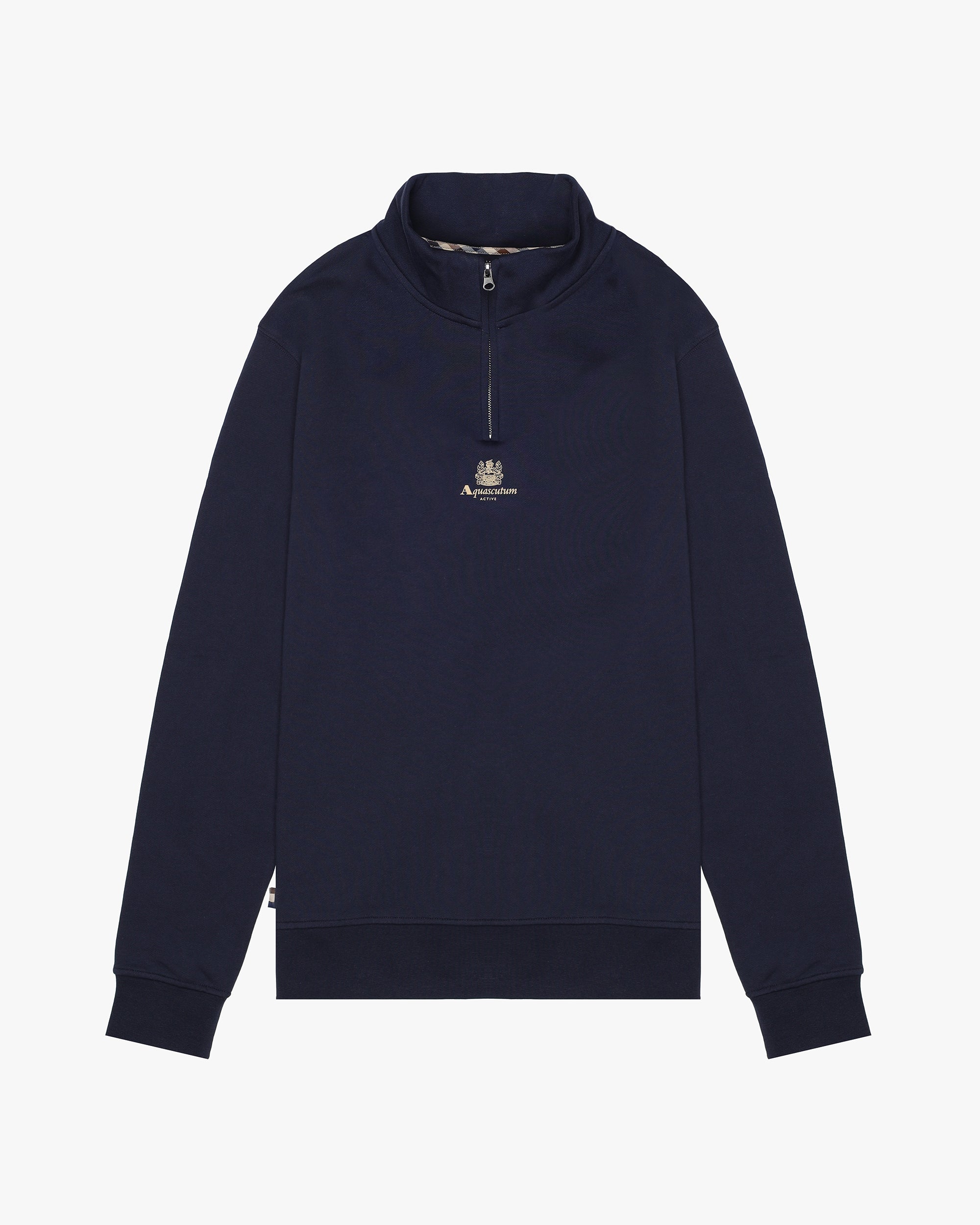 Sweatshirt Aquascutum Active CENTERED LOGO 1/4 ZIP FLEECE