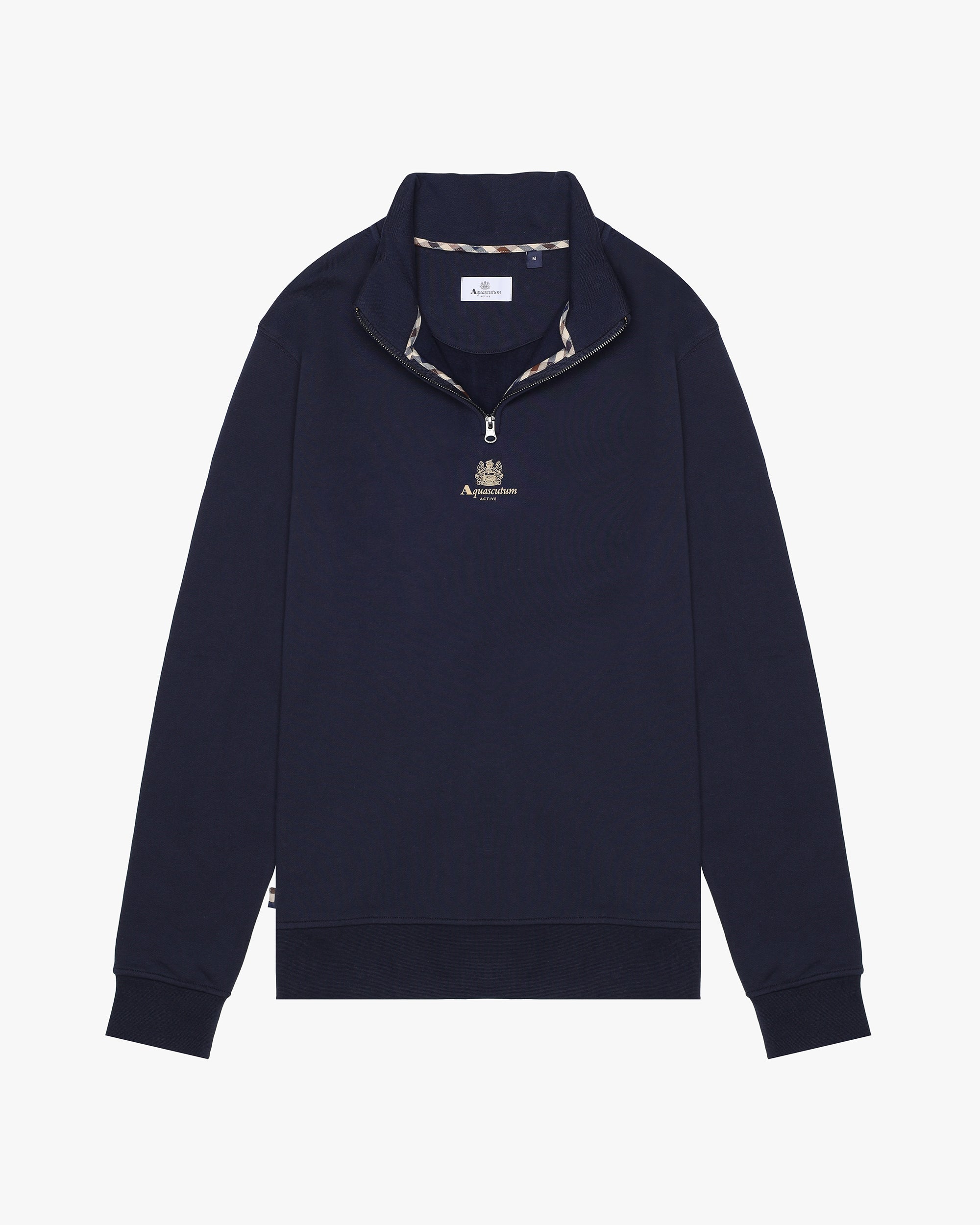 Sweatshirt Aquascutum Active CENTERED LOGO 1/4 ZIP FLEECE