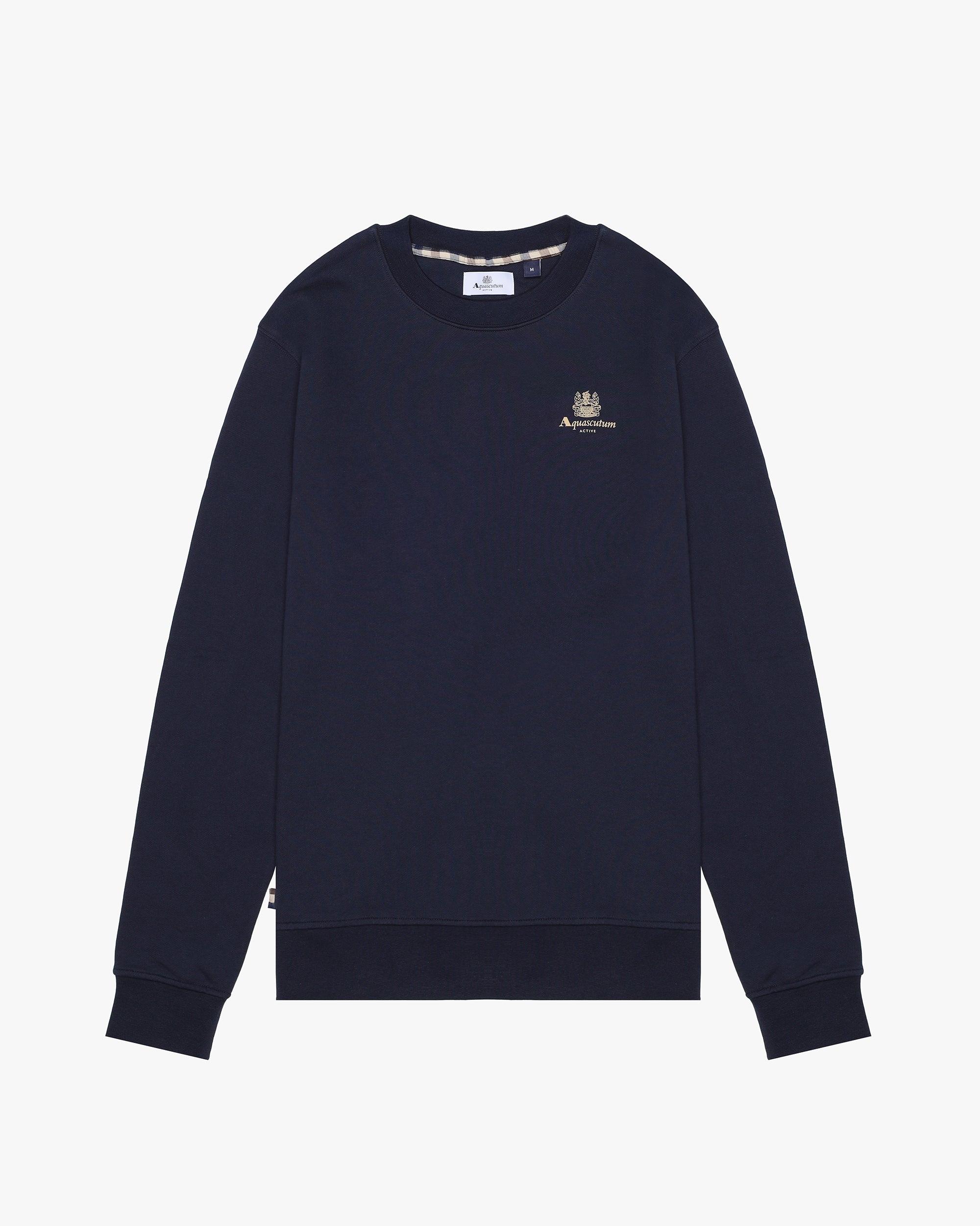 Felpa senza cappuccio Aquascutum Active SMALL LOGO CREW NECK FLEECE