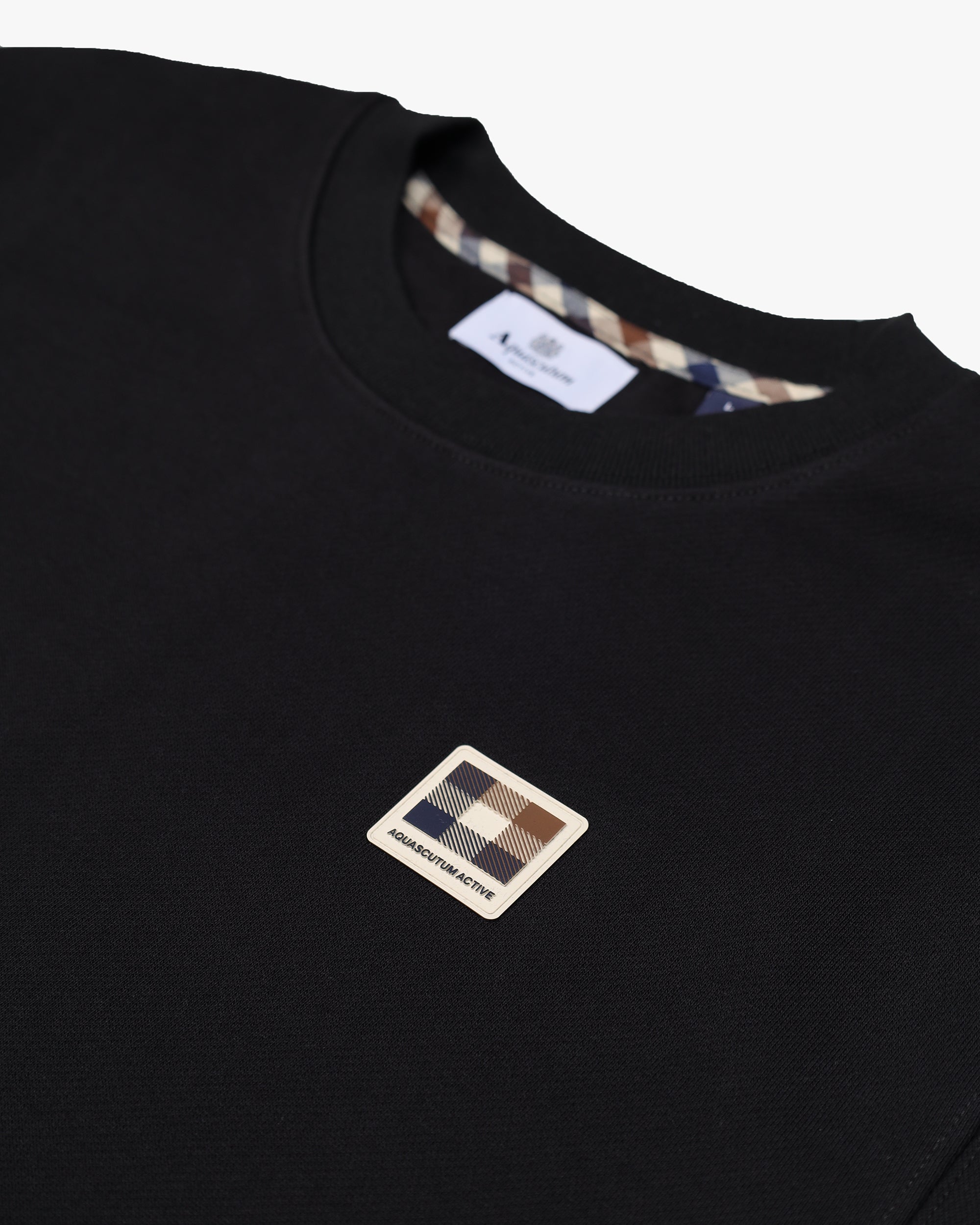 Sweatshirt Aquascutum Active RUBBER PATCH CREW NECK FLEECE