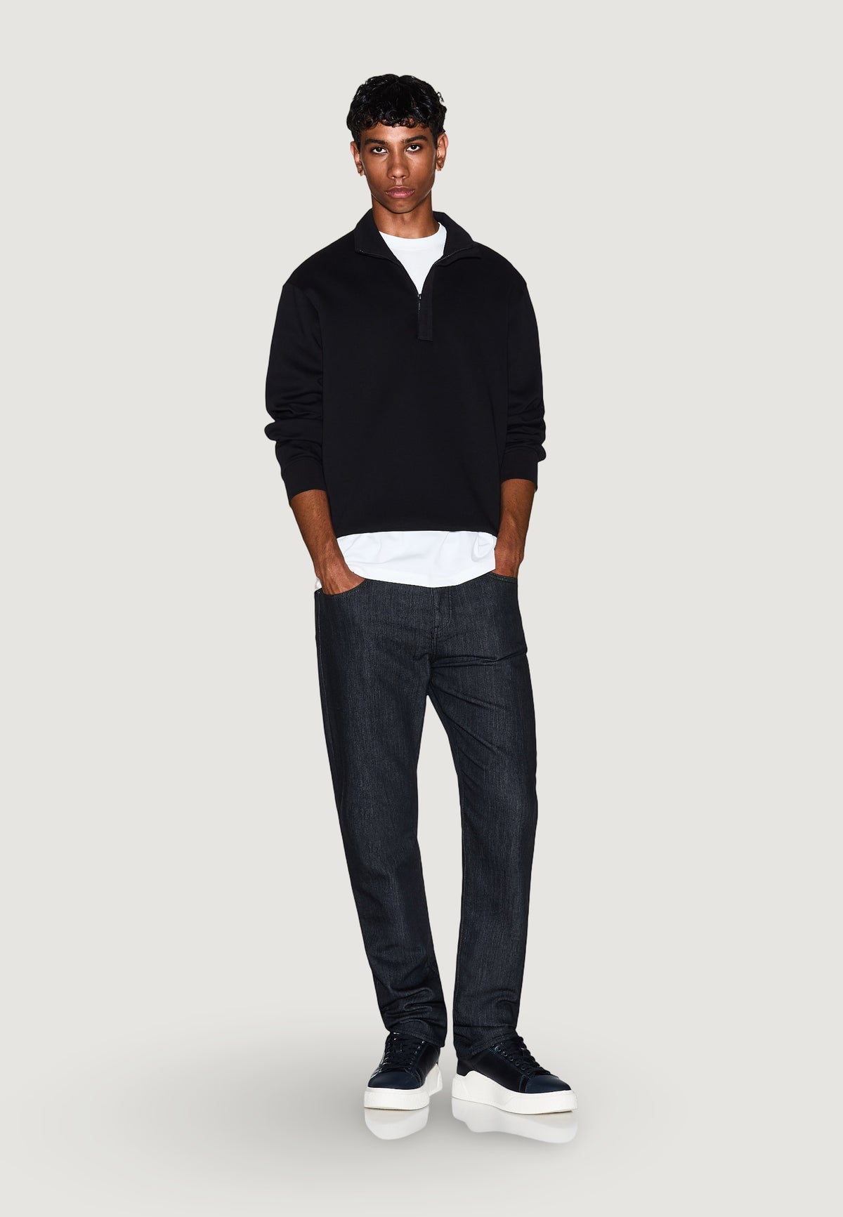 Felpa senza cappuccio Armani Exchange XM001295 AF10818