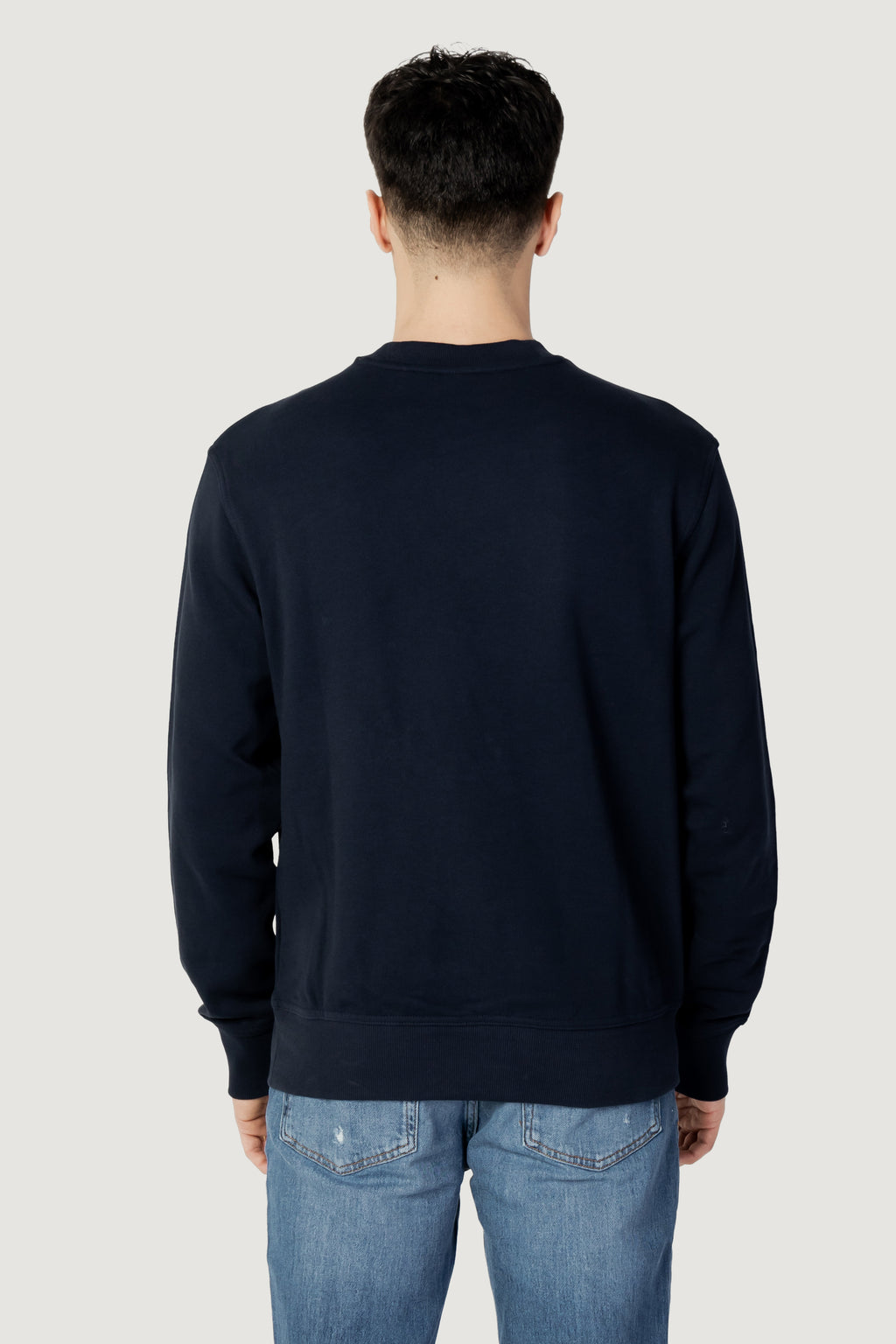 Felpa senza cappuccio Boss JERSEY WE BASIC CREW