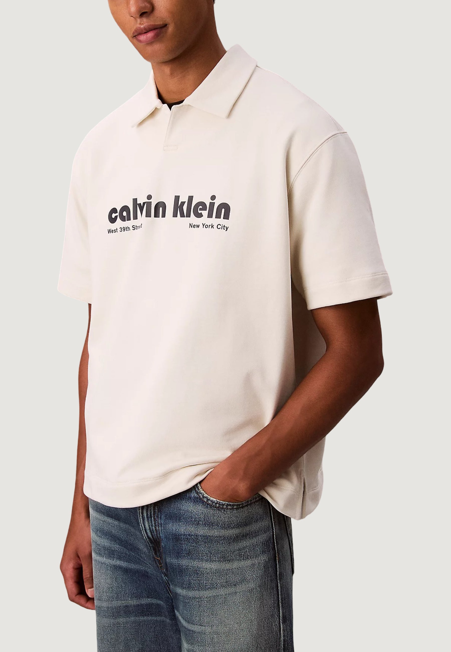 Polo shirt Calvin Klein Jeans SS PREMIUM TERRY REL