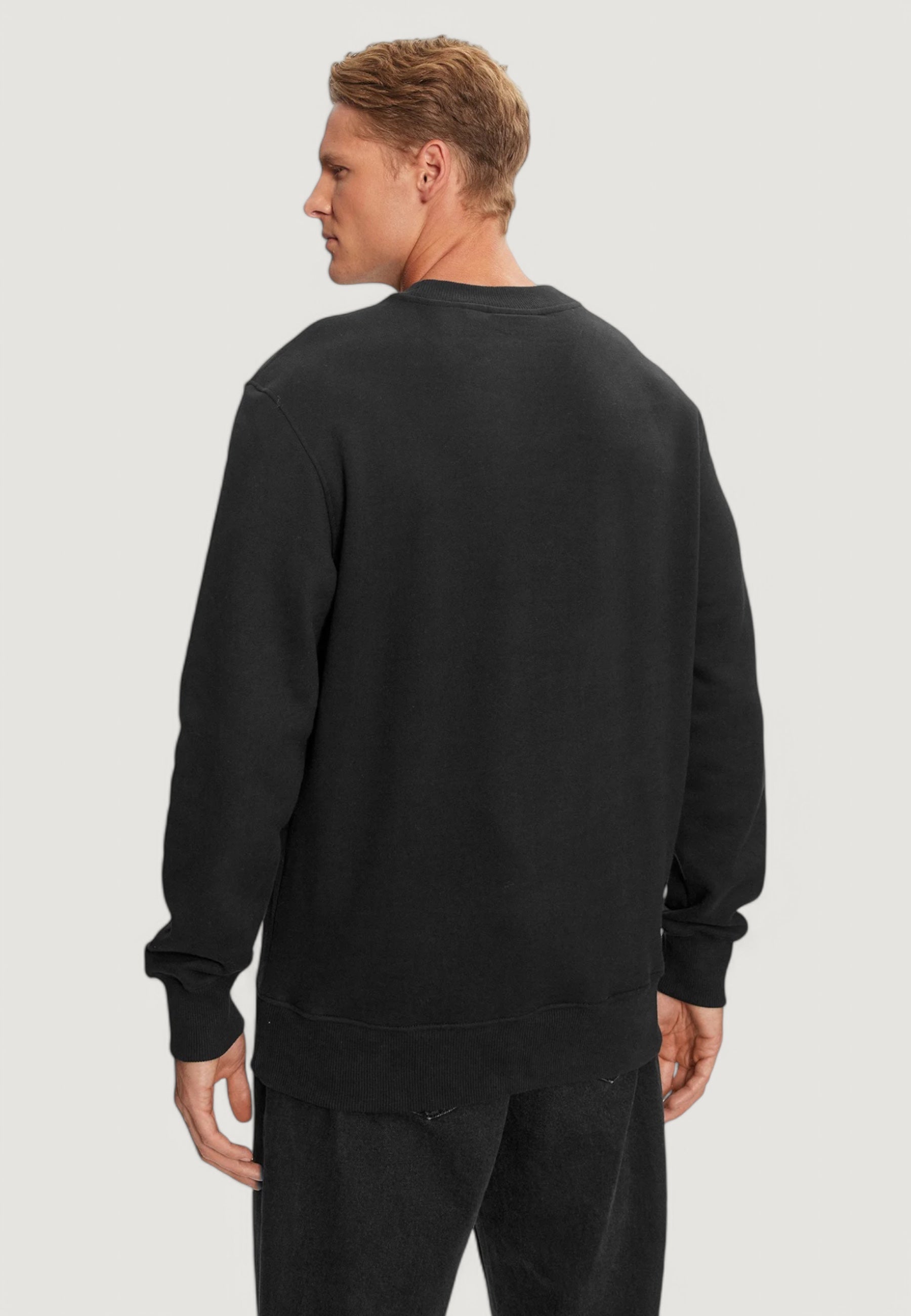 Felpa senza cappuccio Calvin Klein Jeans CHENILLE MONOLOGO CR