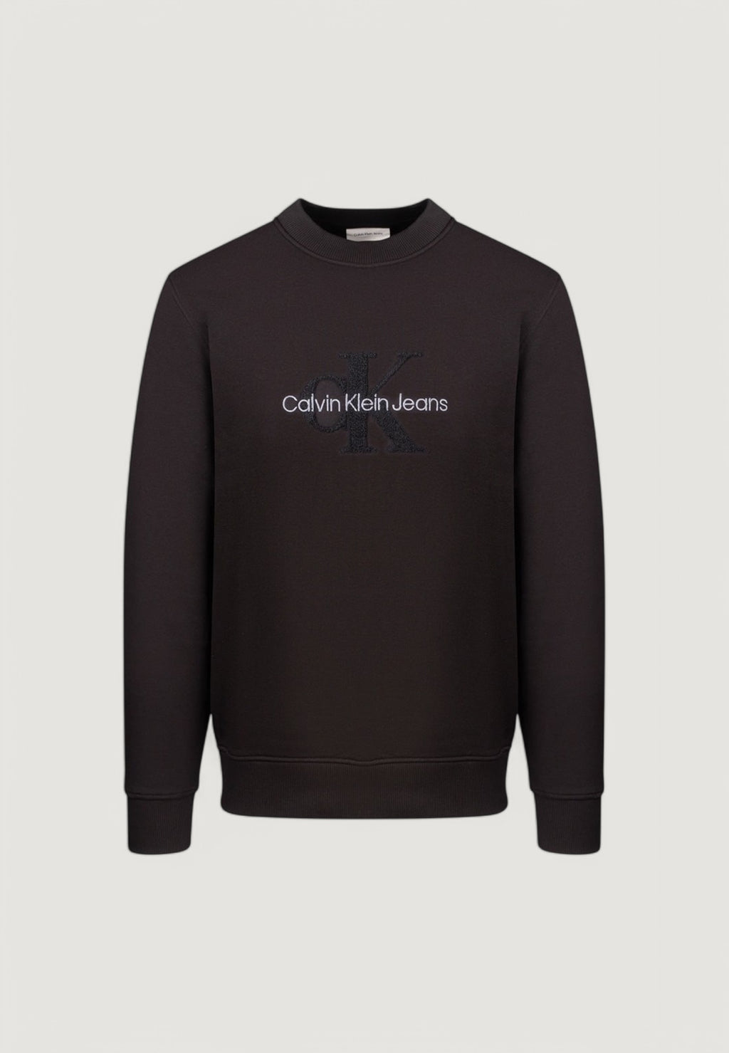 Felpa senza cappuccio Calvin Klein Jeans CHENILLE MONOLOGO CR