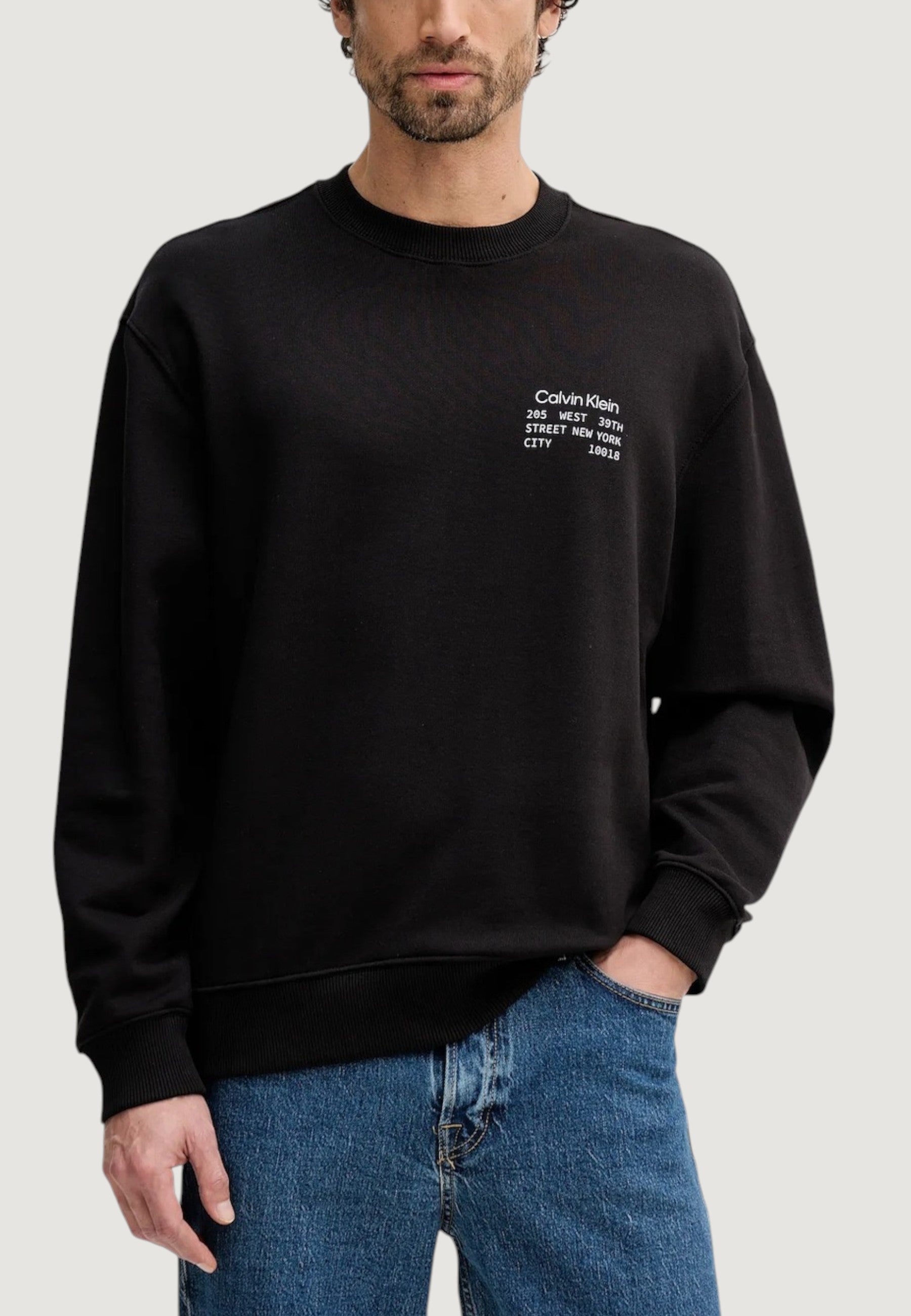 Felpa senza cappuccio Calvin Klein Jeans LV04RE254G