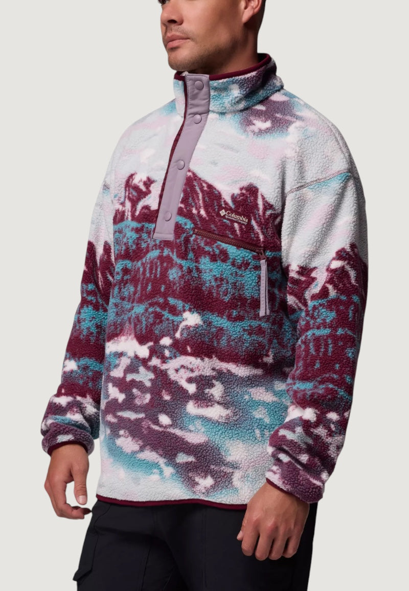 Felpa senza cappuccio COLUMBIA Helvetia™ II Printed Half Snap Fleece