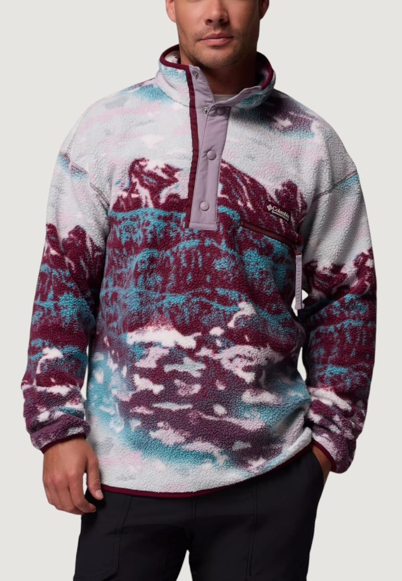 Felpa senza cappuccio COLUMBIA Helvetia™ II Printed Half Snap Fleece